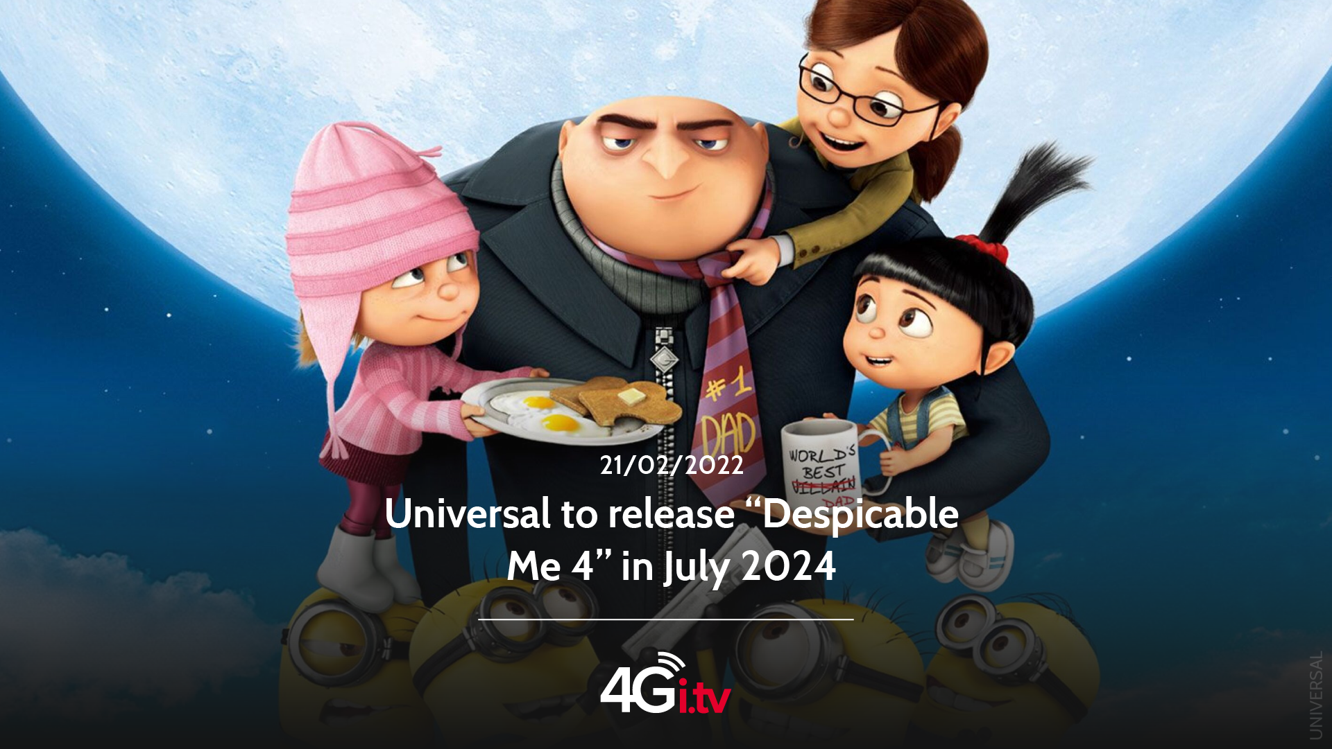 Read more about the article Universal to release “Despicable Me 4” in July 2024