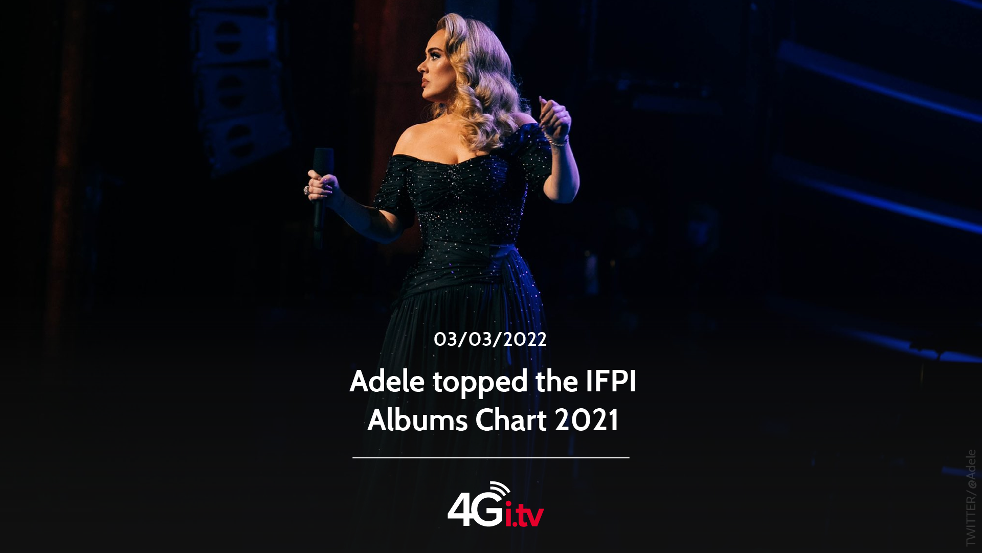 Lee más sobre el artículo Adele topped the IFPI Albums Chart 2021