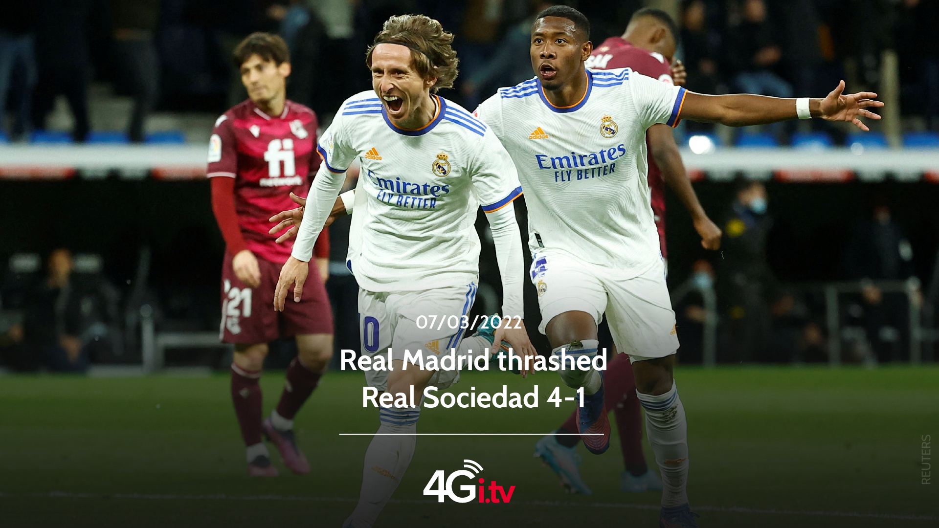 Lee más sobre el artículo Real Madrid thrashed Real Sociedad 4-1