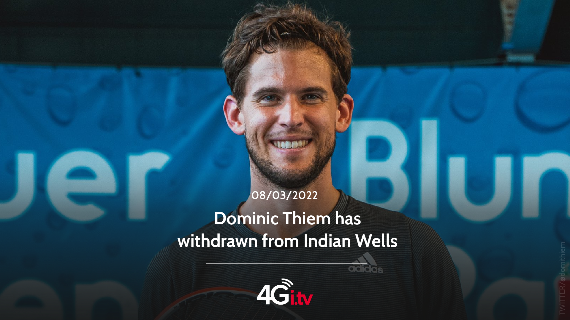 Read more about the article Dominic Thiem has withdrawn from Indian Wells