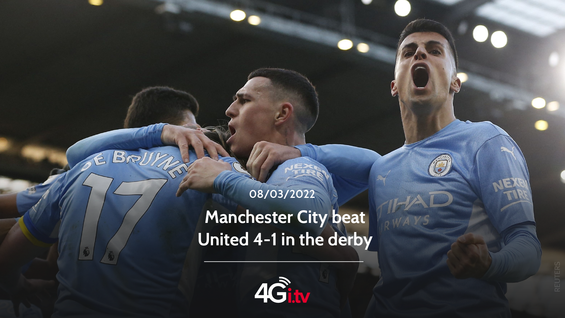 Подробнее о статье Manchester City beat United 4-1 in the derby