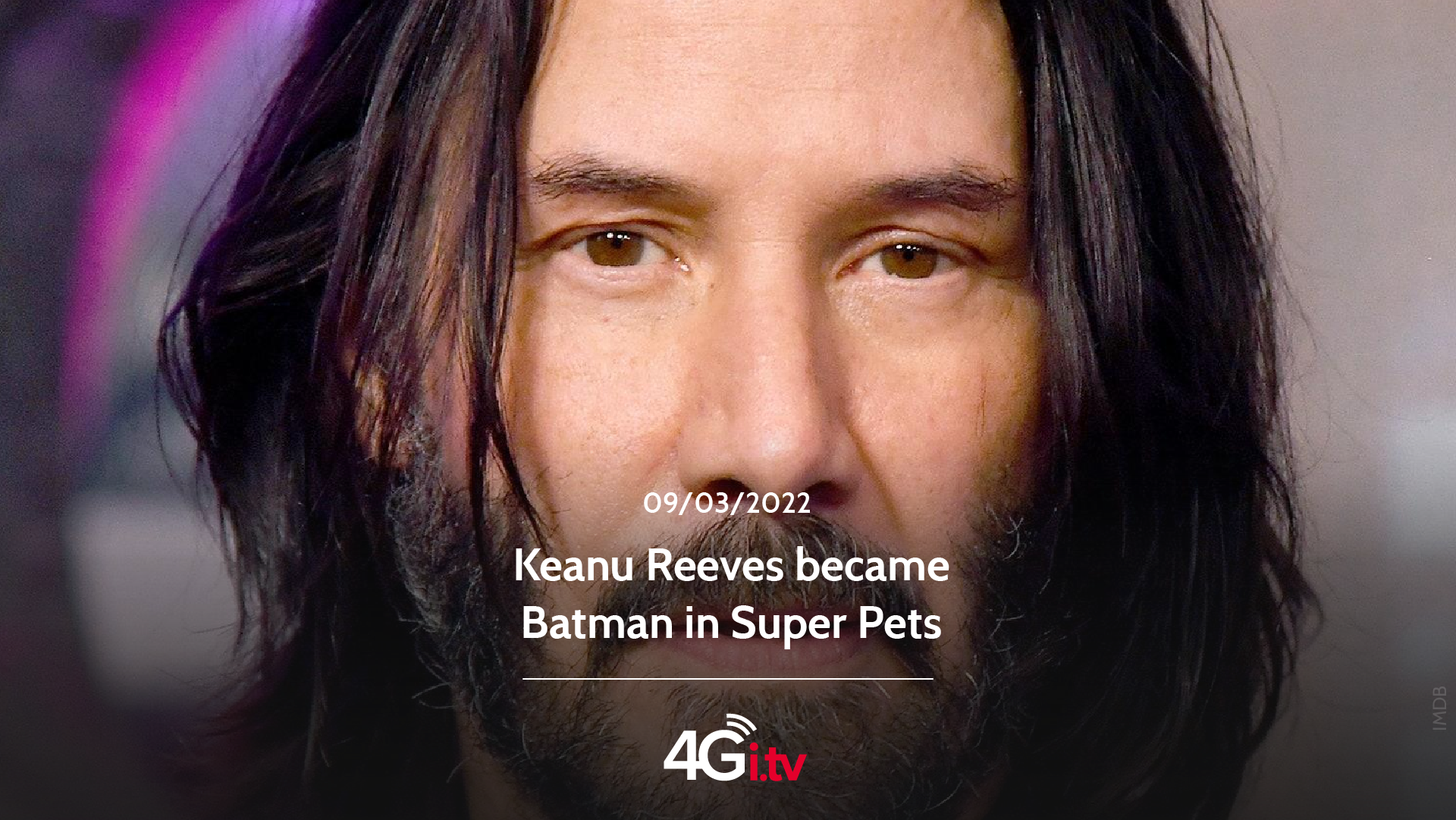 Lee más sobre el artículo Keanu Reeves became Batman in Super Pets