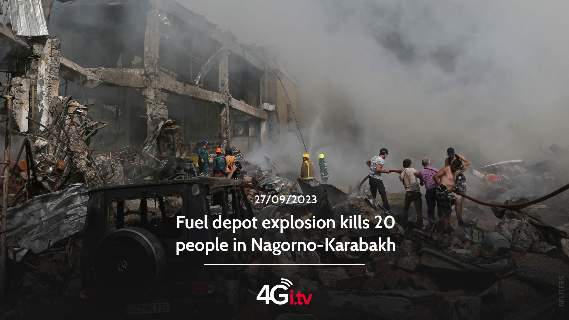 Lesen Sie mehr über den Artikel Fuel depot explosion kills 20 people in Nagorno-Karabakh