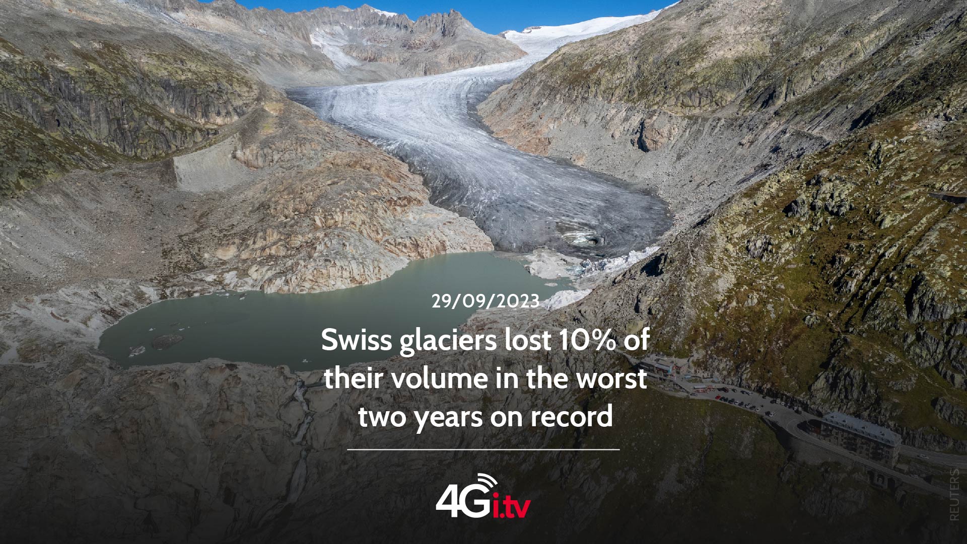 Lesen Sie mehr über den Artikel Swiss glaciers lost 10% of their volume in the worst two years on record