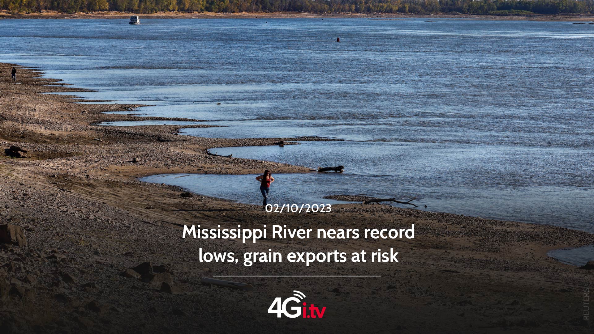Read more about the article Mississippi River nears record lows, grain exports at risk