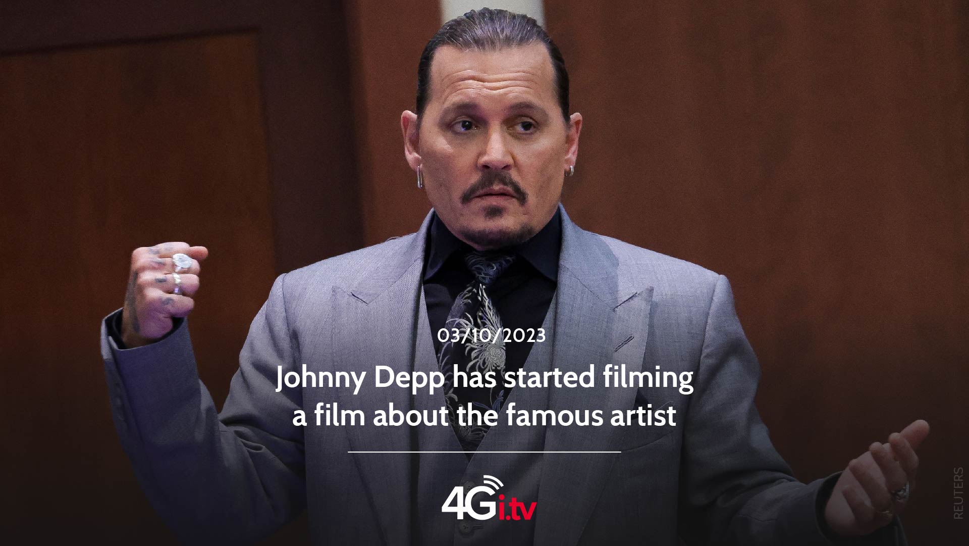 Lee más sobre el artículo Johnny Depp has started filming a film about the famous artist