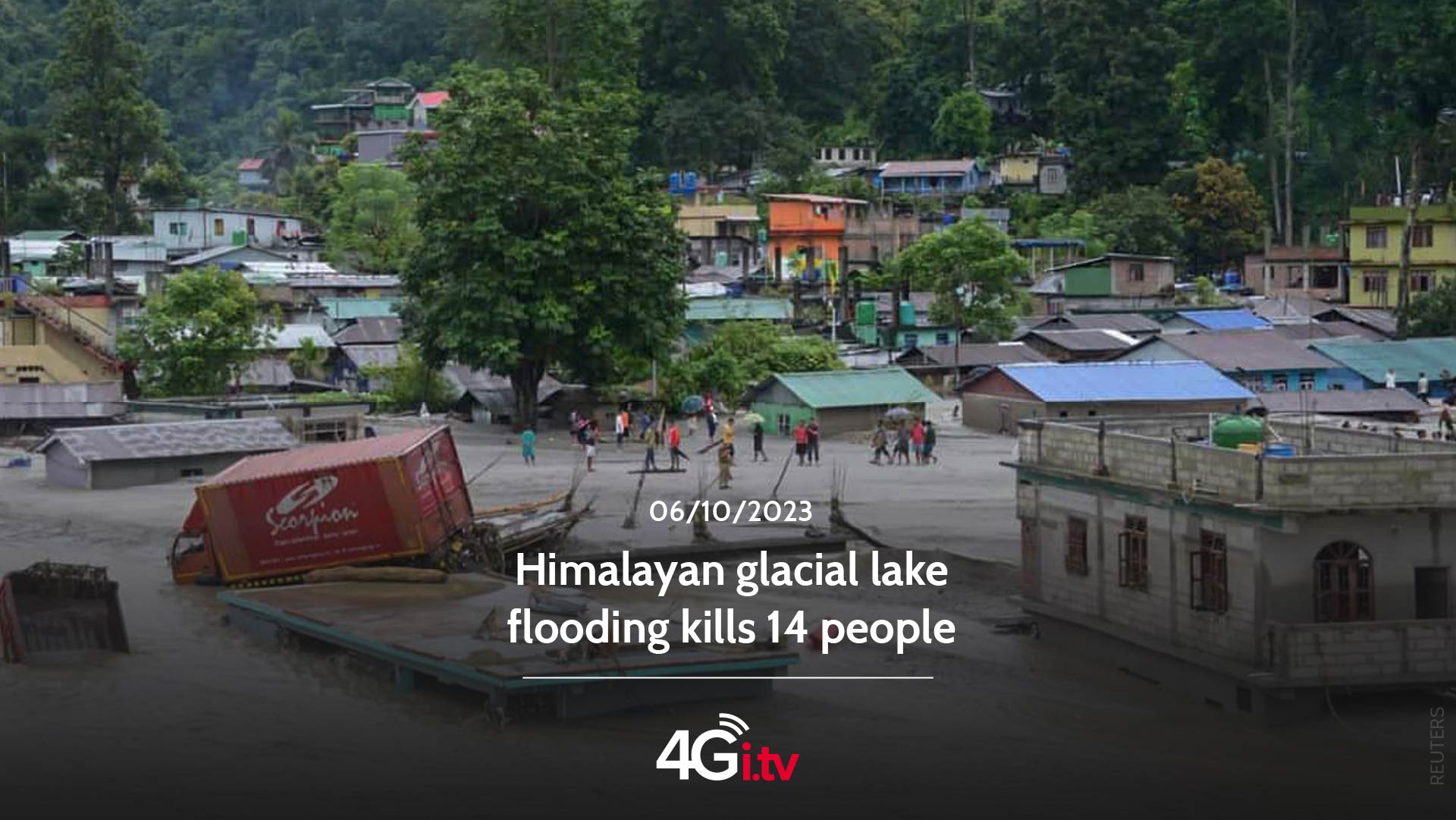 Read more about the article Himalayan glacial lake flooding kills 14 people