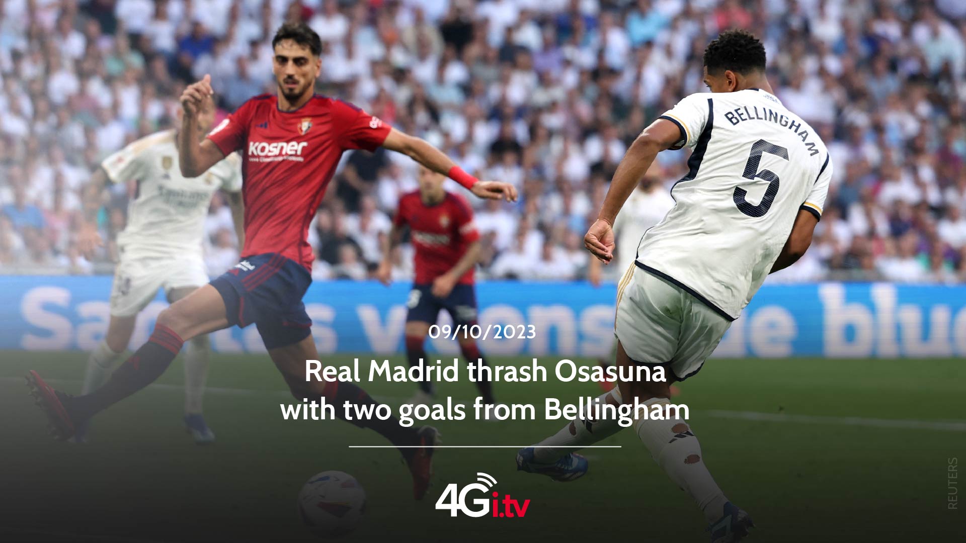 Read more about the article Real Madrid thrash Osasuna with two goals from Bellingham