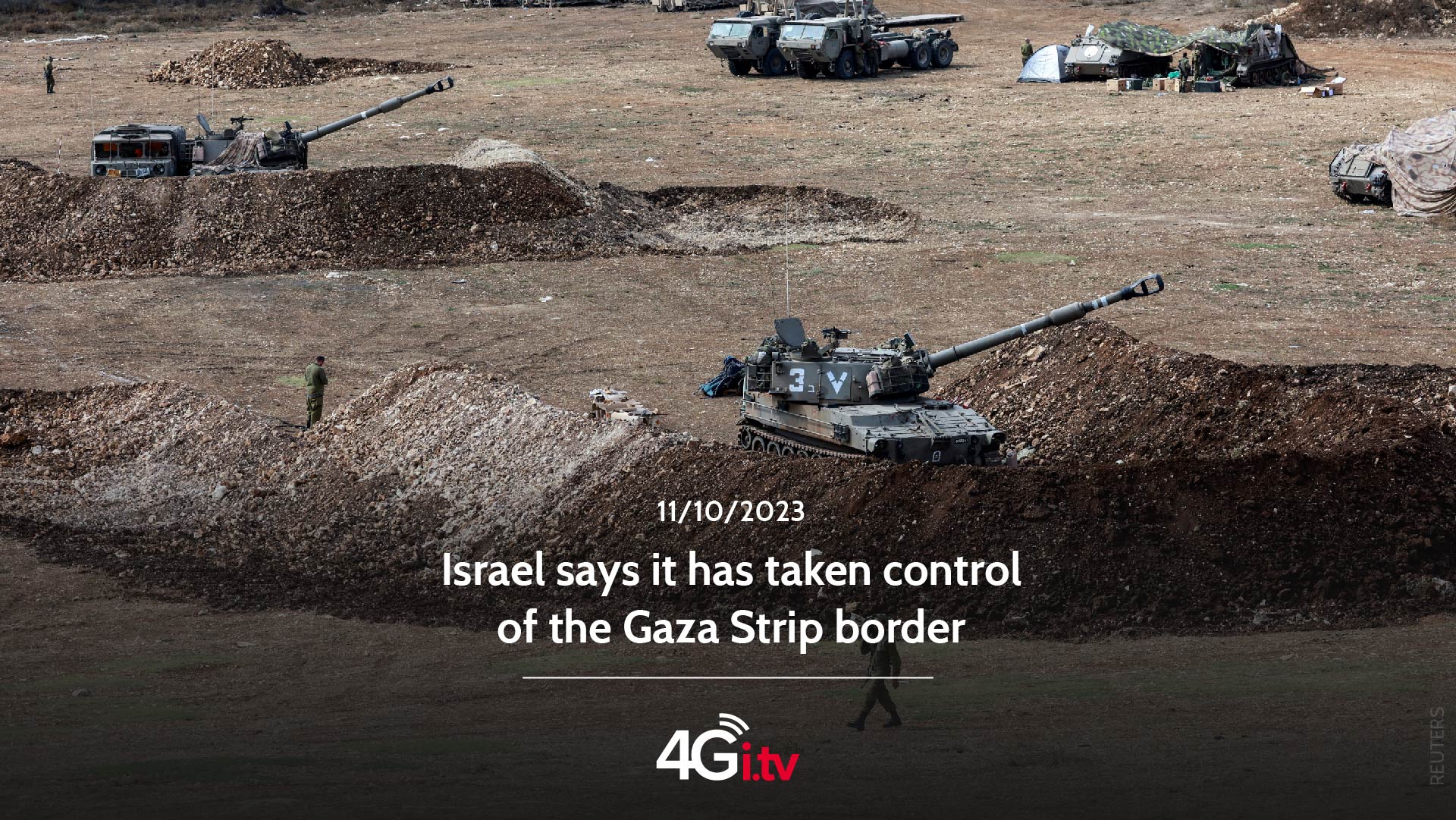Read more about the article Israel says it has taken control of the Gaza Strip border