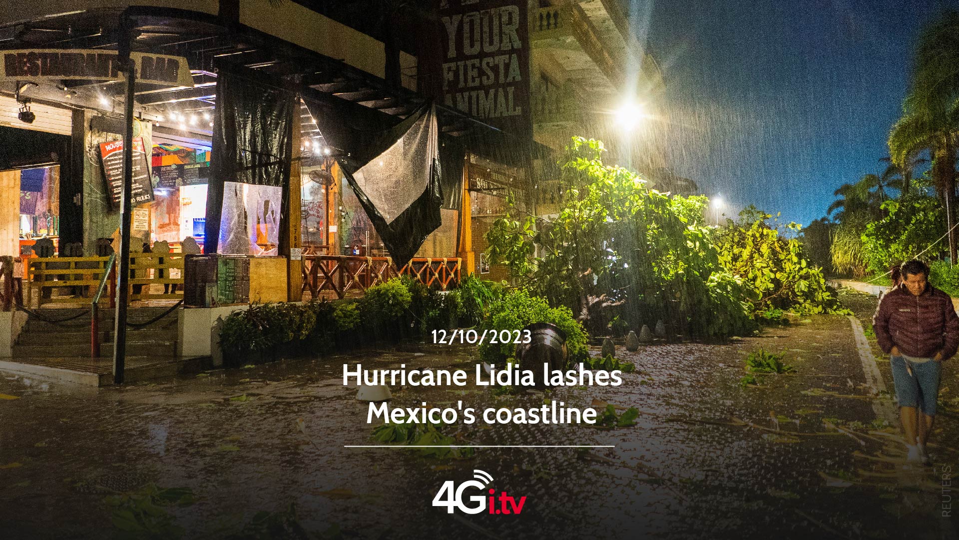 Read more about the article Hurricane Lidia lashes Mexico’s coastline