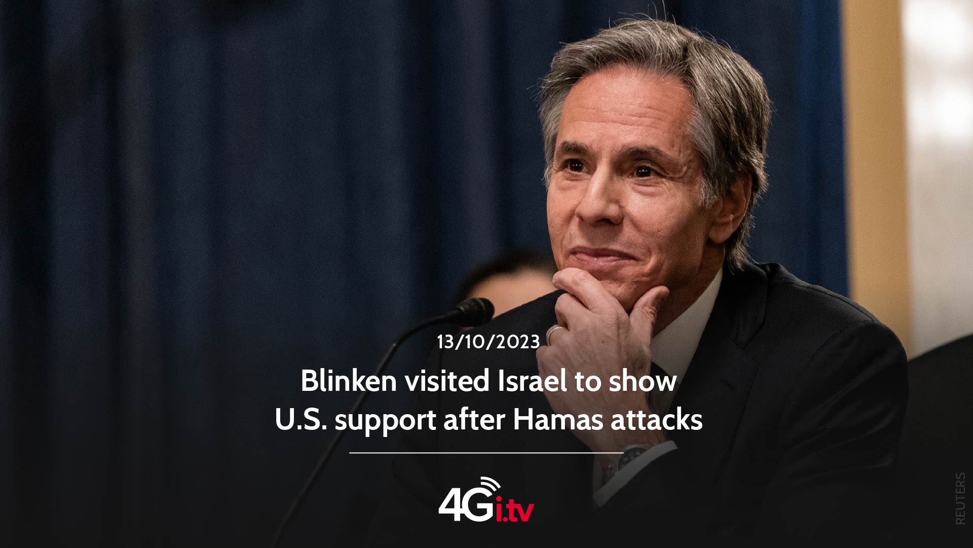 Read more about the article Blinken visited Israel to show U.S. support after Hamas attacks