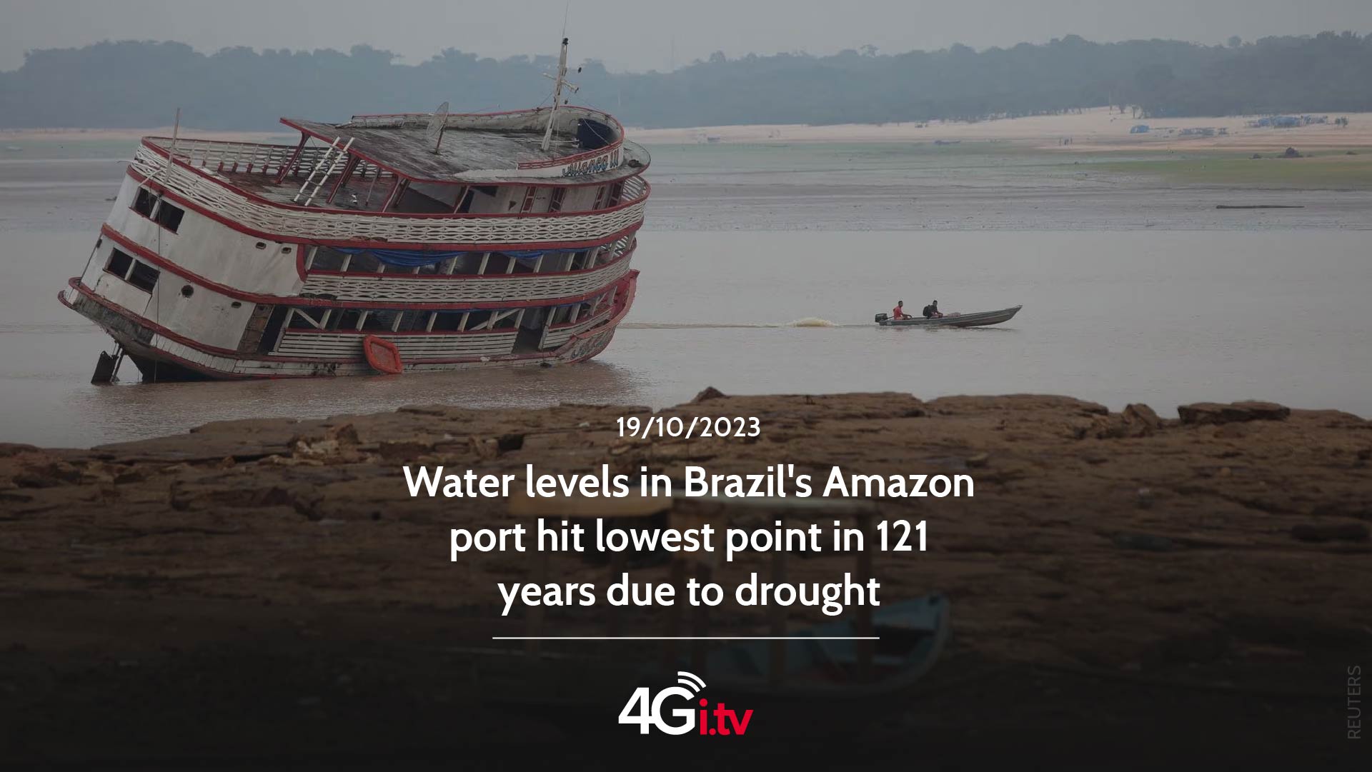 Read more about the article Water levels in Brazil’s Amazon port hit lowest point in 121 years due to drought