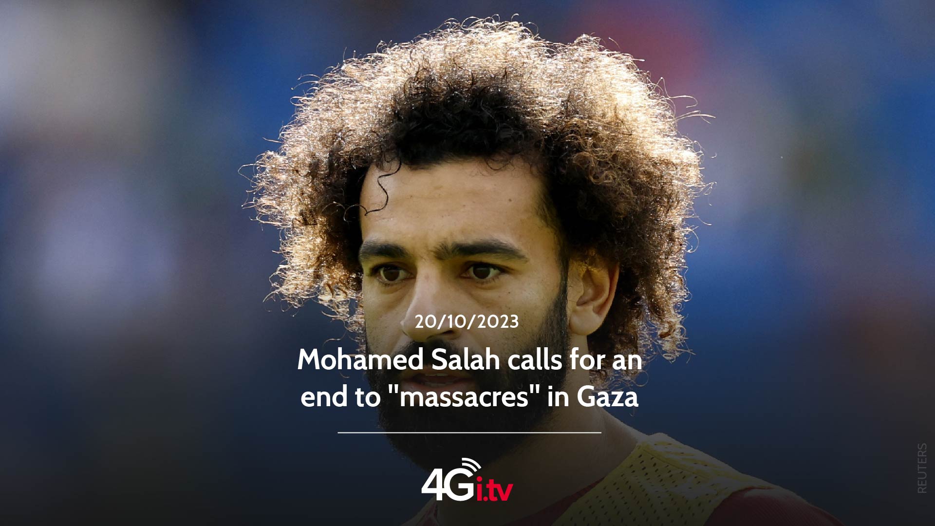 Read more about the article Mohamed Salah calls for an end to “massacres” in Gaza