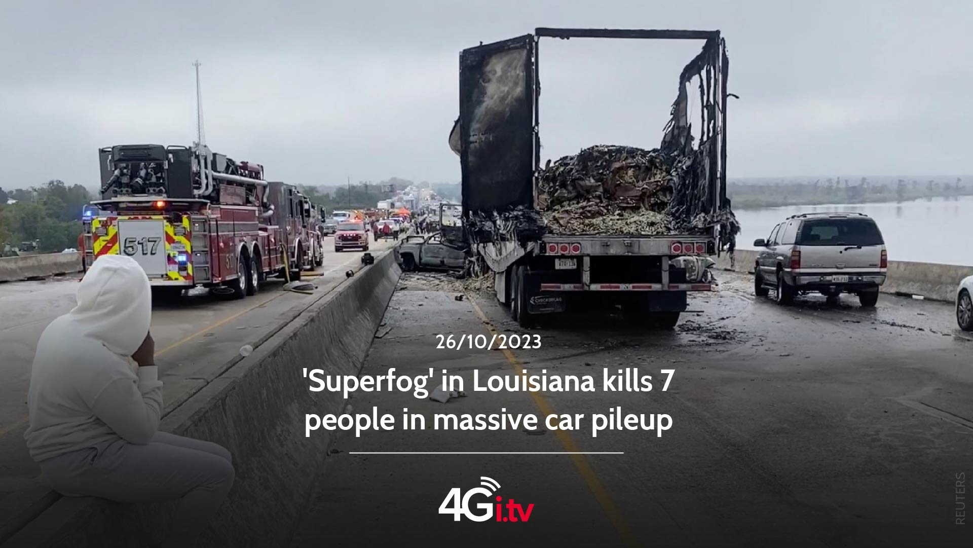 Lesen Sie mehr über den Artikel Superfog’ in Louisiana kills 7 people in massive car pileup