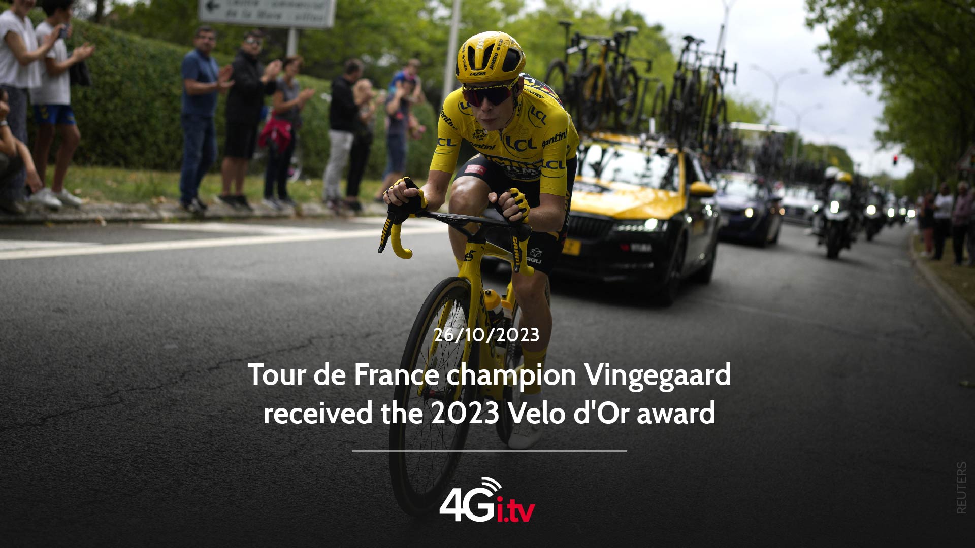 Read more about the article Tour de France champion Vingegaard received the 2023 Velo d’Or award