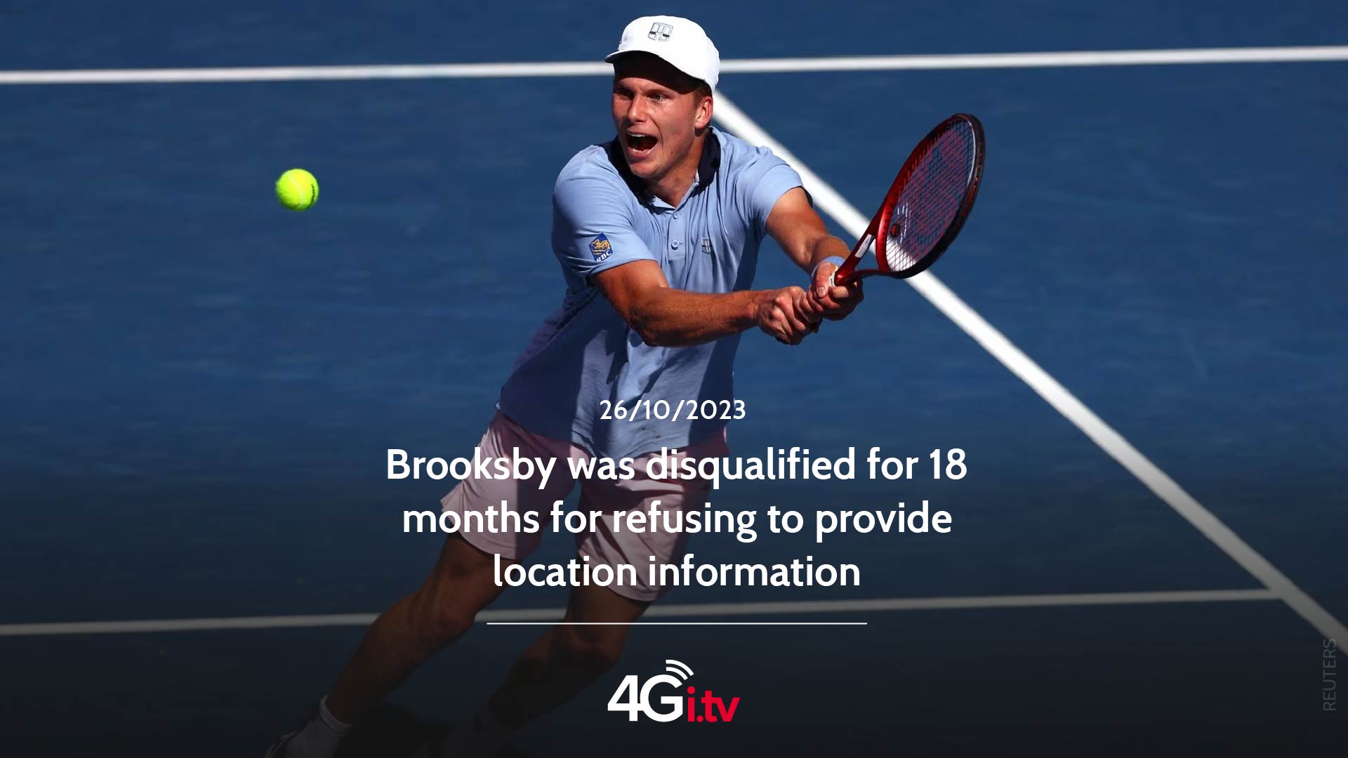 Read more about the article Brooksby was disqualified for 18 months for refusing to provide location information