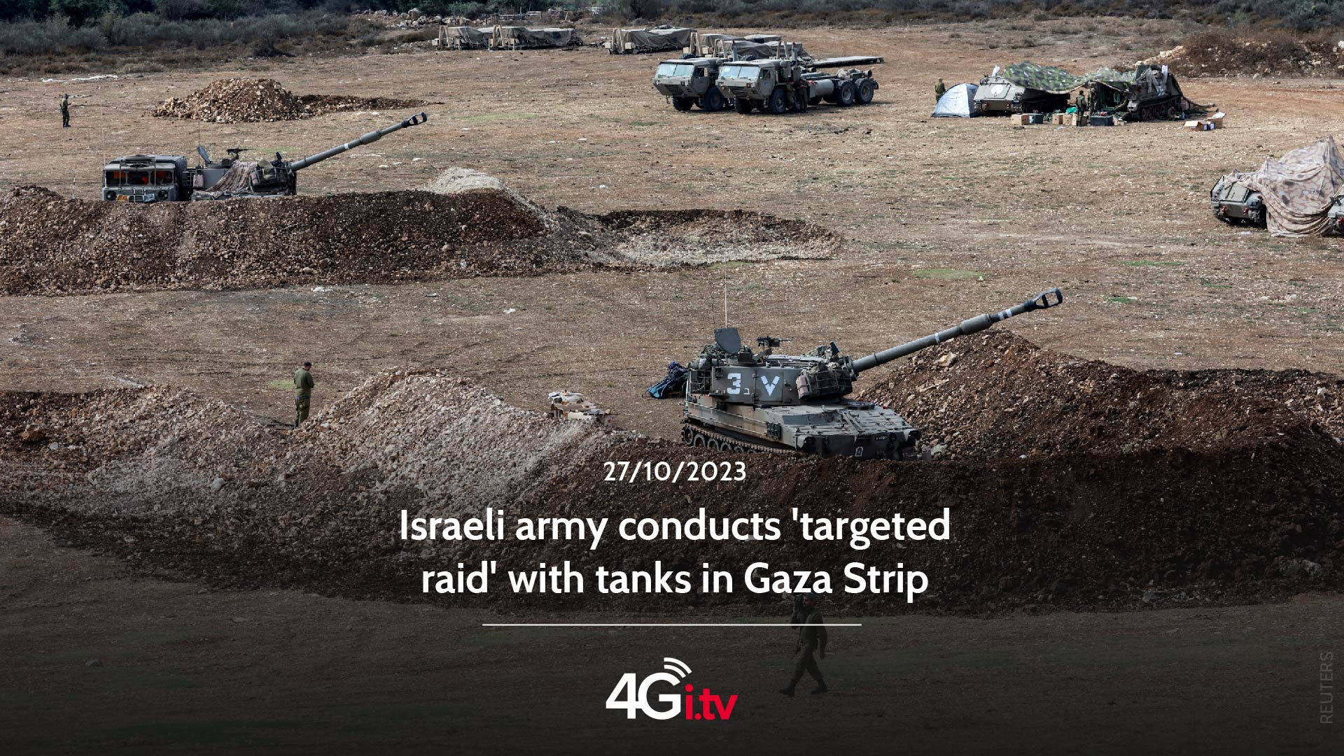 Read more about the article Israeli army conducts ‘targeted raid’ with tanks in Gaza Strip