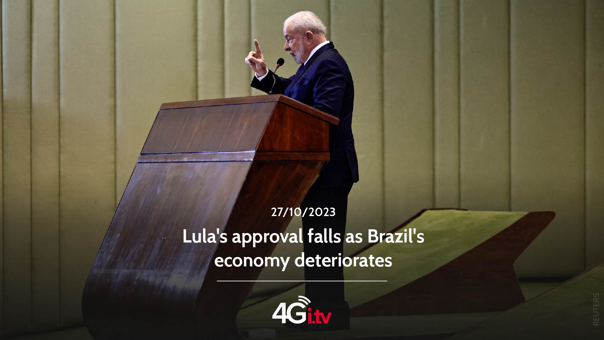 Read more about the article Lula’s approval falls as Brazil’s economy deteriorates