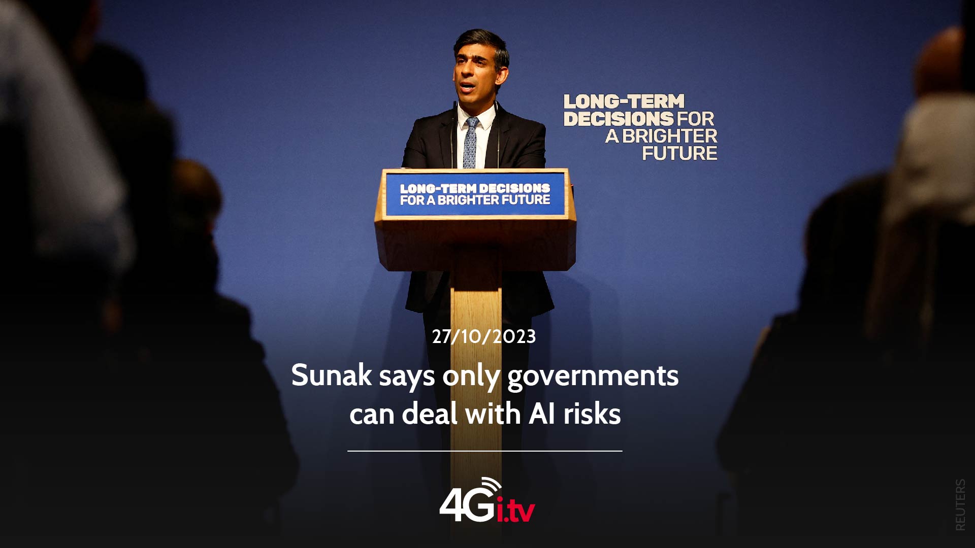 Read more about the article Sunak says only governments can deal with AI risks