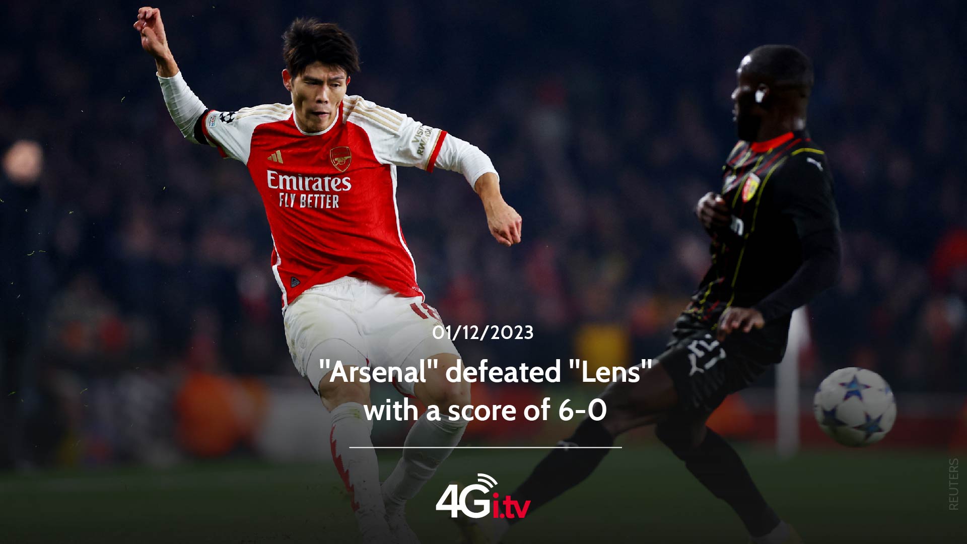 Read more about the article “Arsenal” defeated “Lens” with a score of 6-0