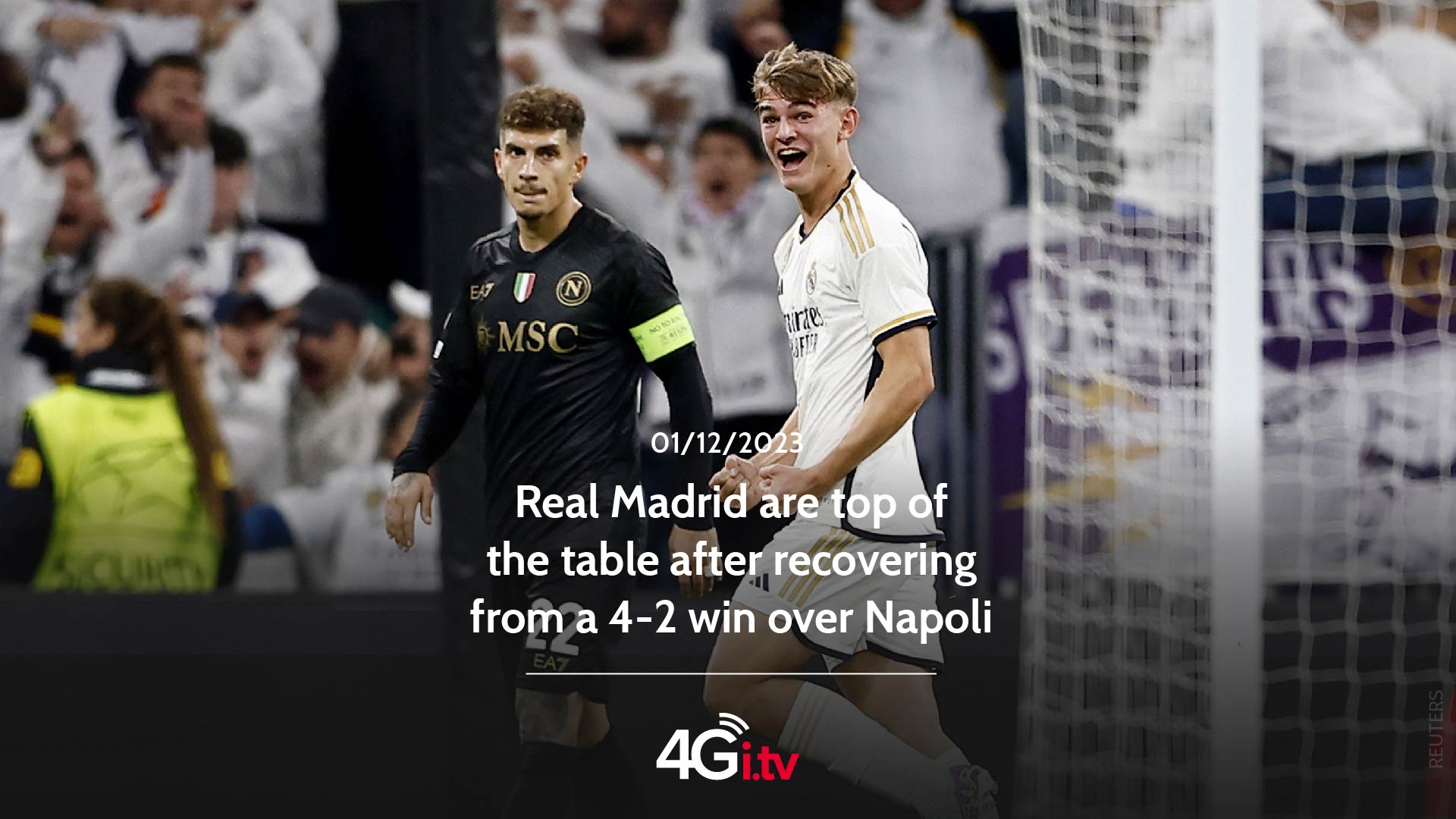 Lee más sobre el artículo Real Madrid are top of the table after recovering from a 4-2 win over Napoli