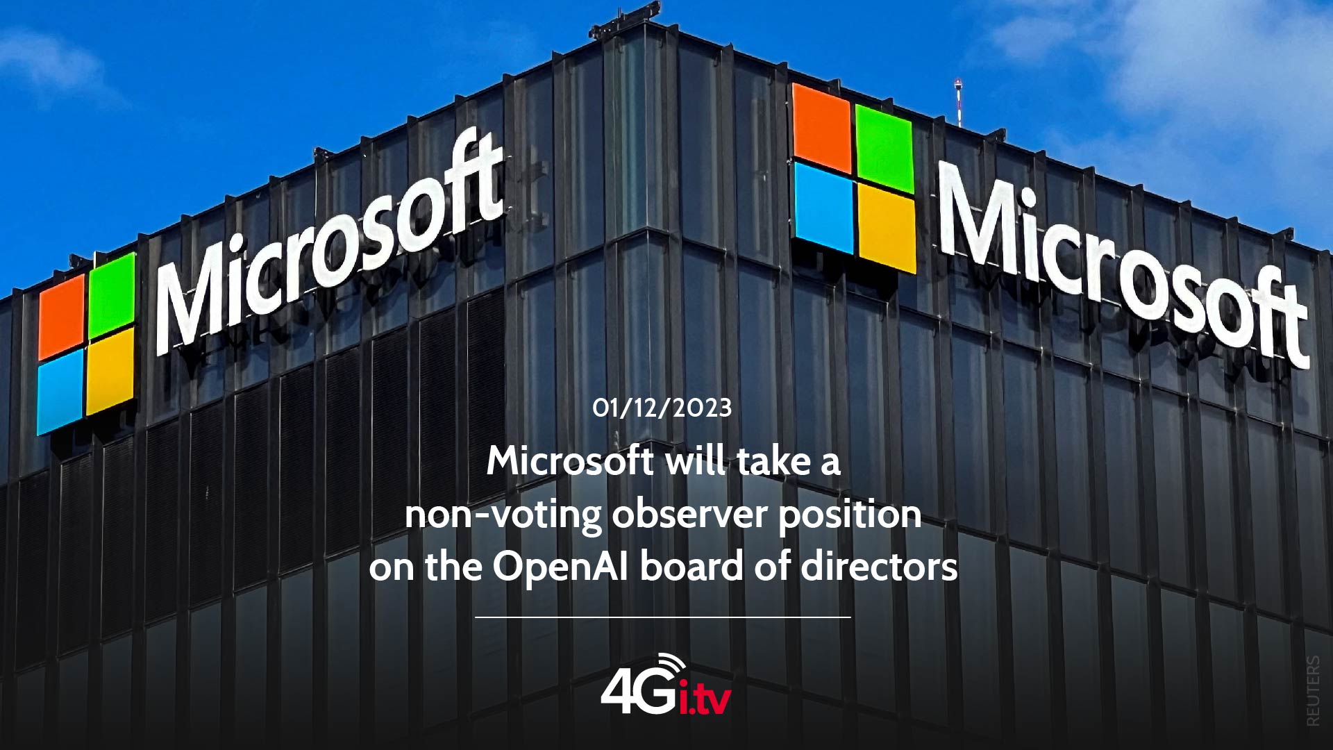 Read more about the article Microsoft will take a non-voting observer position on the OpenAI board of directors