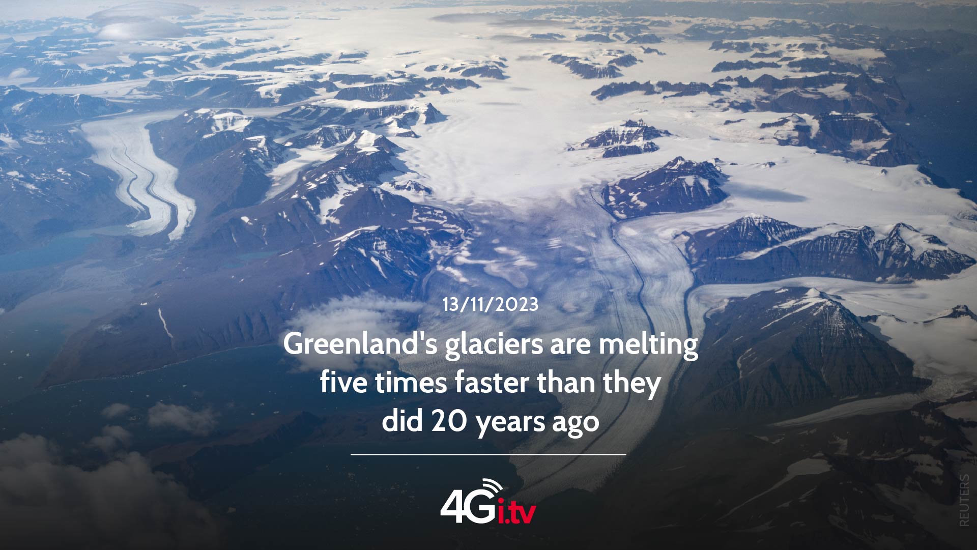 Lesen Sie mehr über den Artikel Greenland’s glaciers are melting five times faster than they did 20 years ago