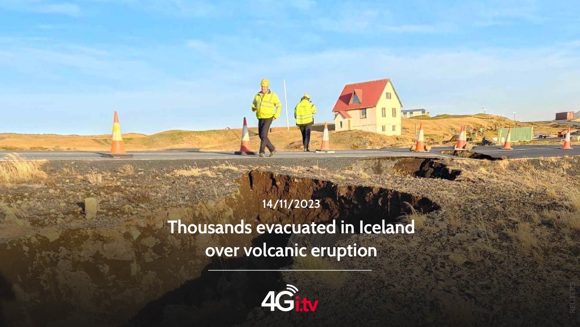 Read more about the article Thousands evacuated in Iceland over volcanic eruption