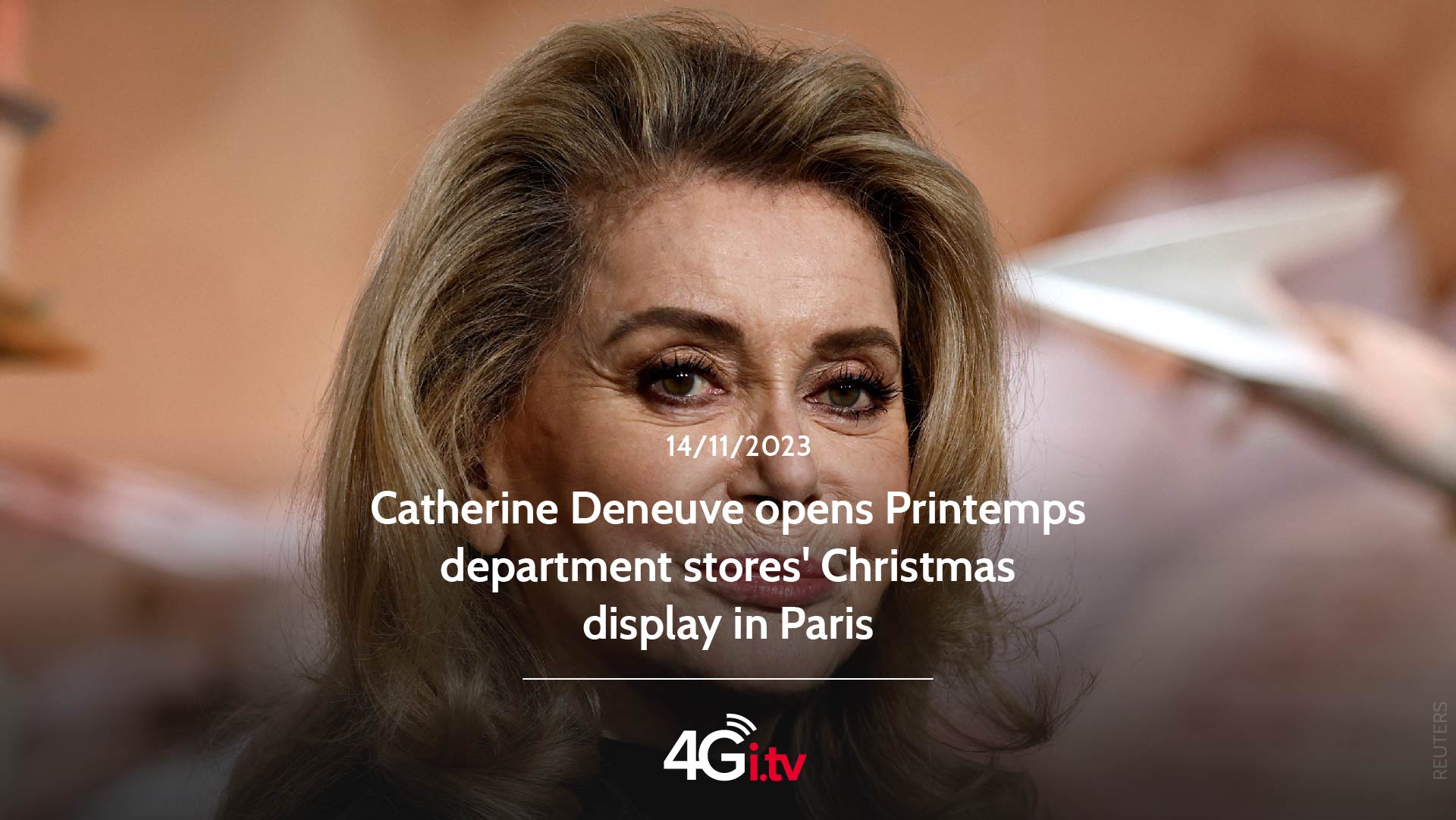 Read more about the article Catherine Deneuve opens Printemps department stores’ Christmas display in Paris