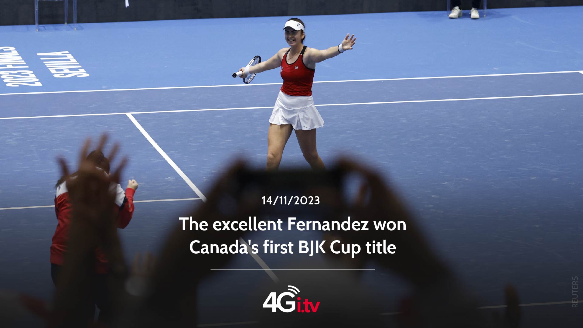 Read more about the article The excellent Fernandez won Canada’s first BJK Cup title