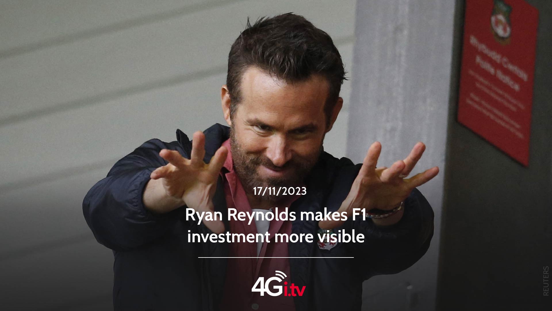 Read more about the article Ryan Reynolds makes F1 investment more visible