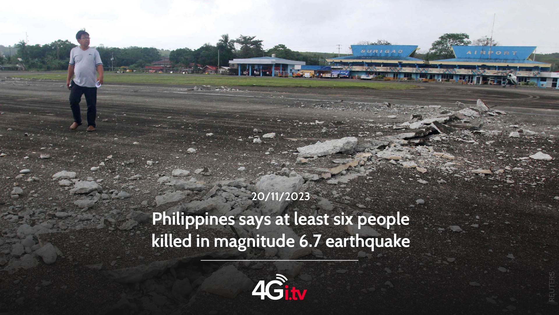 Lee más sobre el artículo Philippines says at least six people killed in magnitude 6.7 earthquake