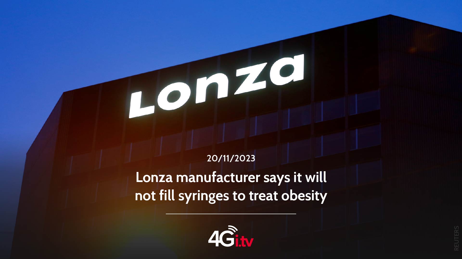 Read more about the article Lonza manufacturer says it will not fill syringes to treat obesity