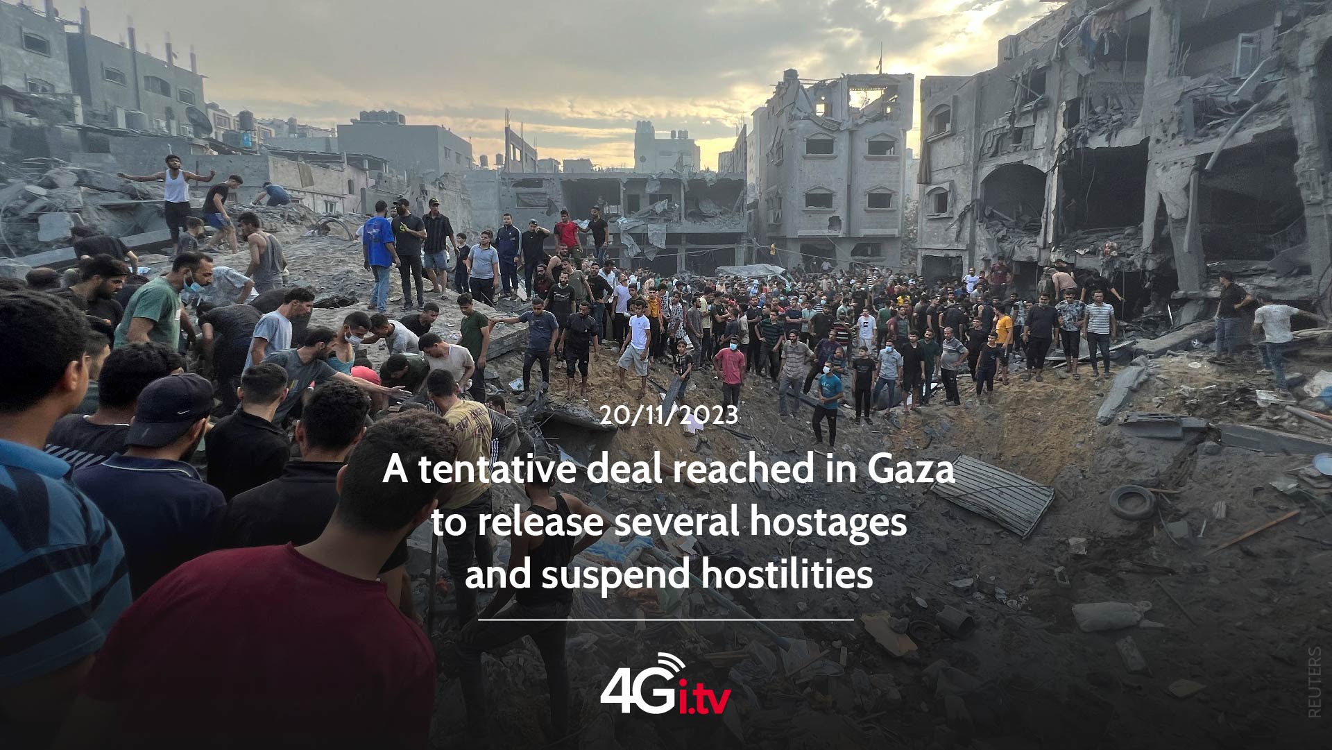 Read more about the article A tentative deal reached in Gaza to release several hostages and suspend hostilities