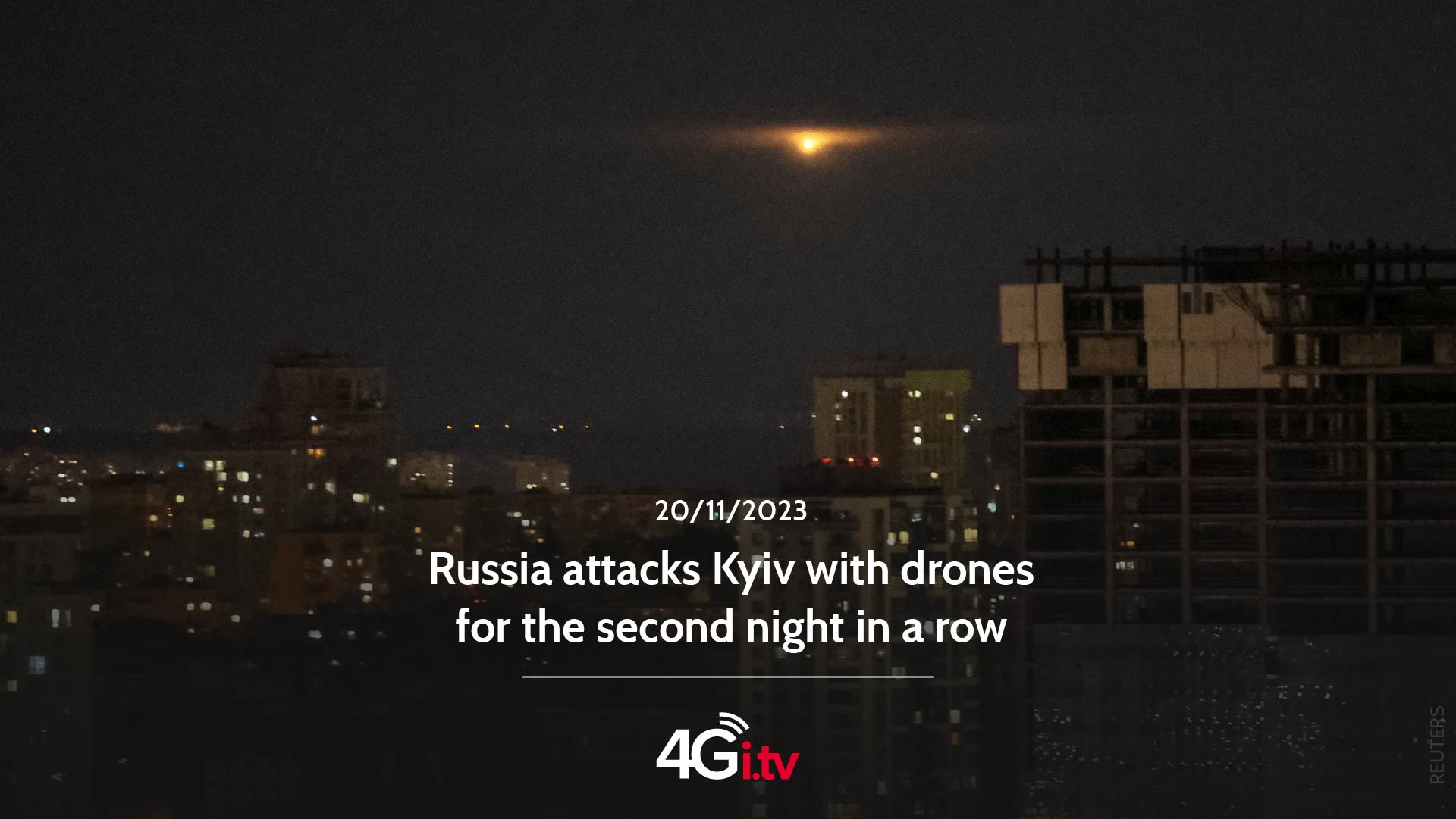 Read more about the article Russia attacks Kyiv with drones for the second night in a row