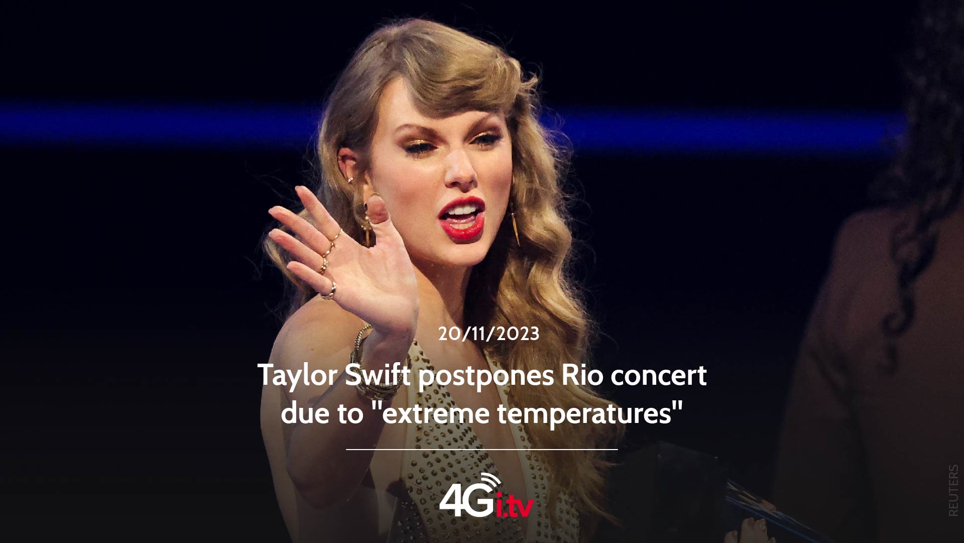 Read more about the article Taylor Swift postpones Rio concert due to “extreme temperatures”