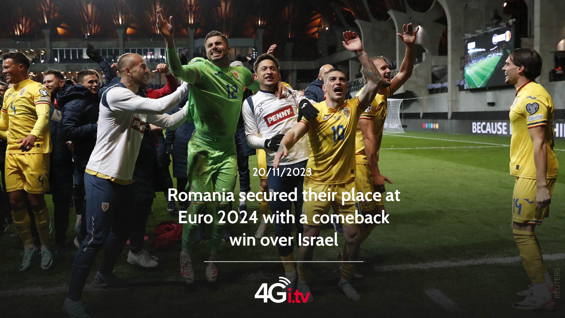 Read more about the article Romania secured their place at Euro 2024 with a comeback win over Israel