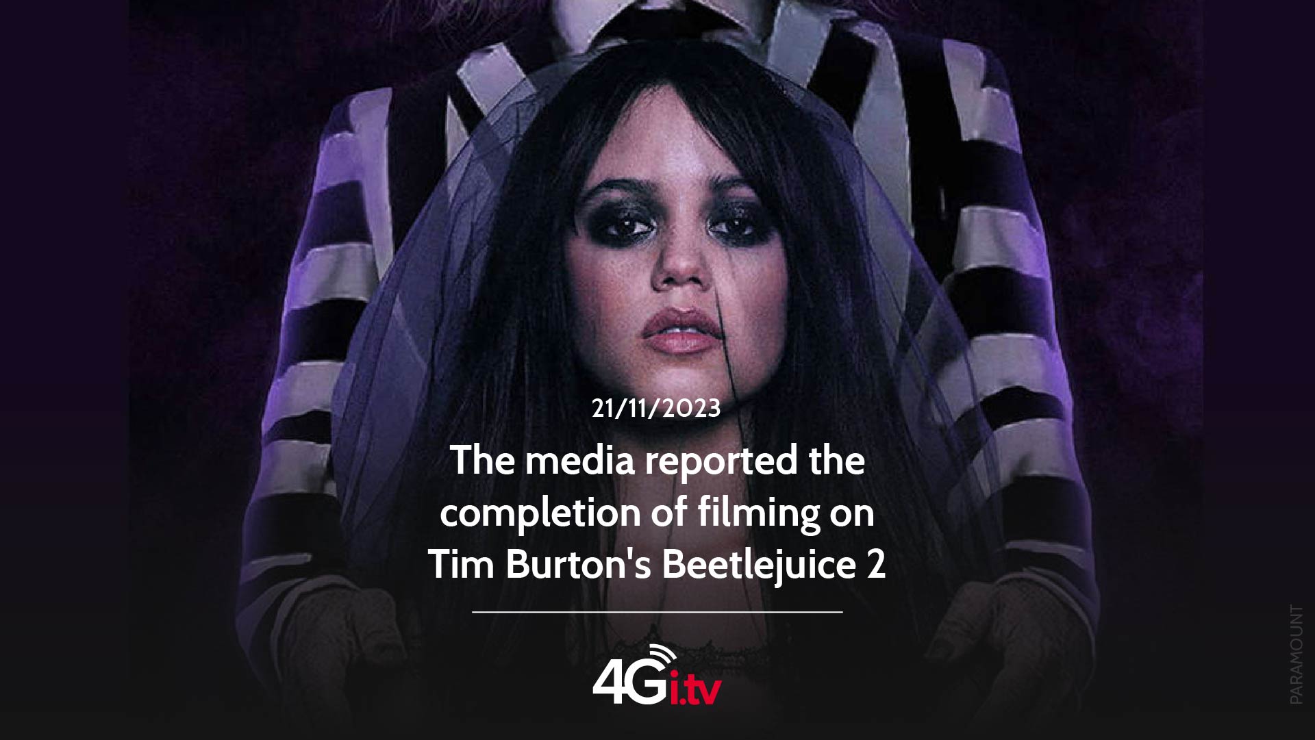 Read more about the article The media reported the completion of filming on Tim Burton’s Beetlejuice 2