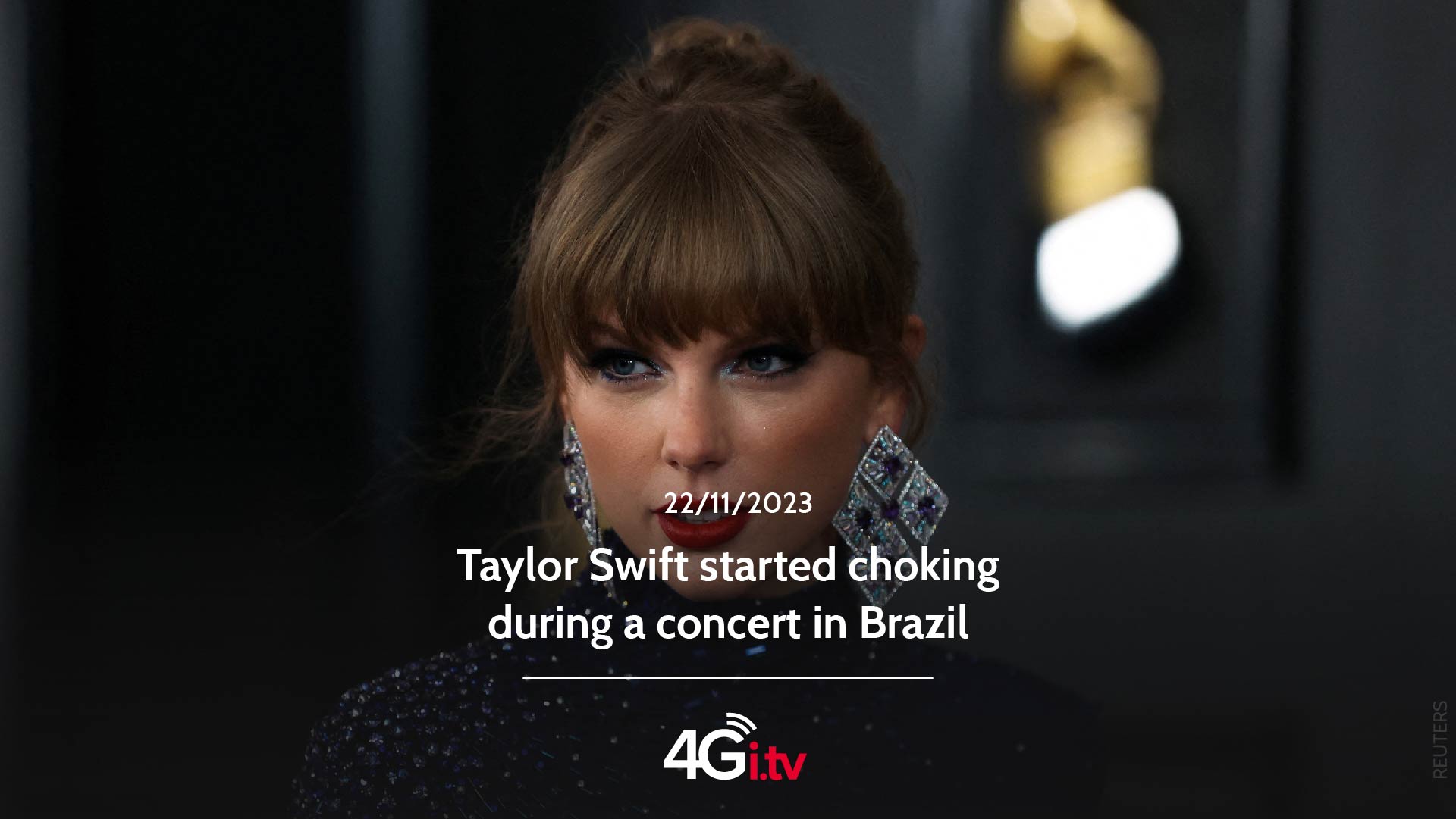 Read more about the article Taylor Swift started choking during a concert in Brazil