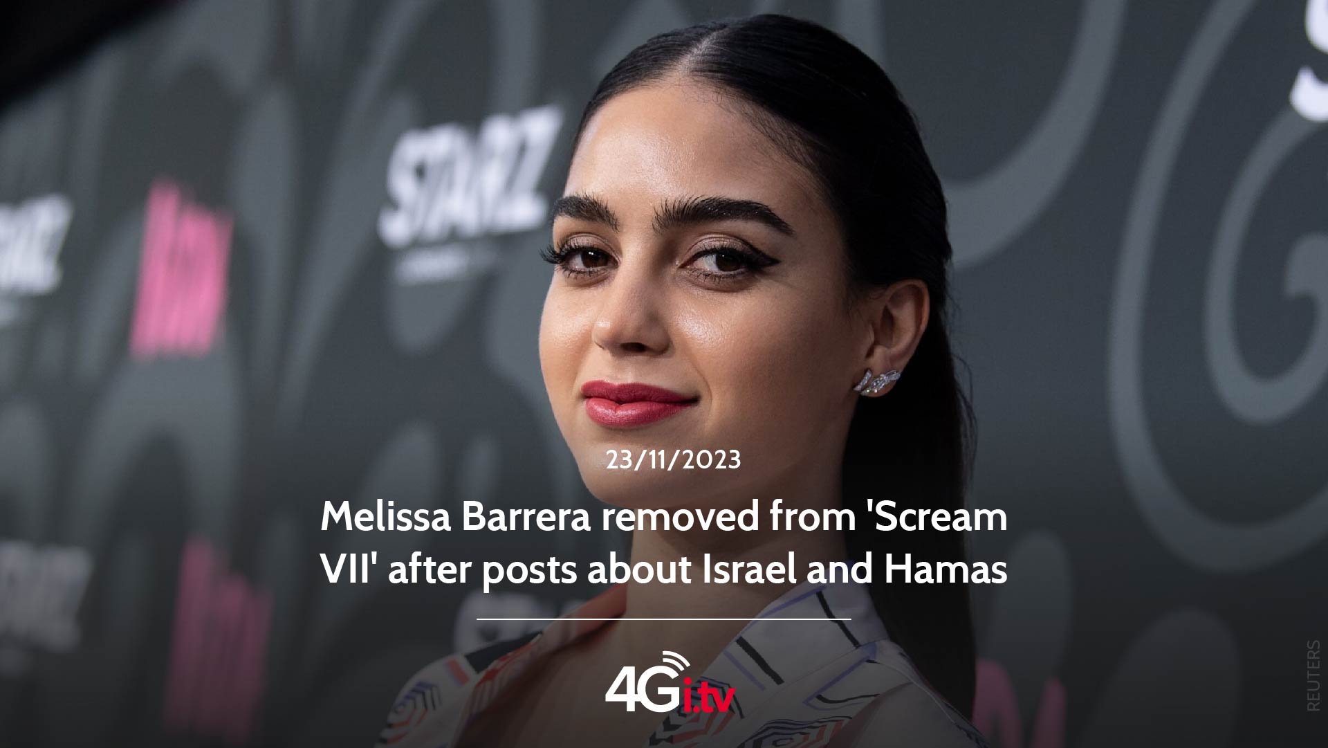 Подробнее о статье Melissa Barrera removed from ‘Scream VII’ after posts about Israel and Hamas