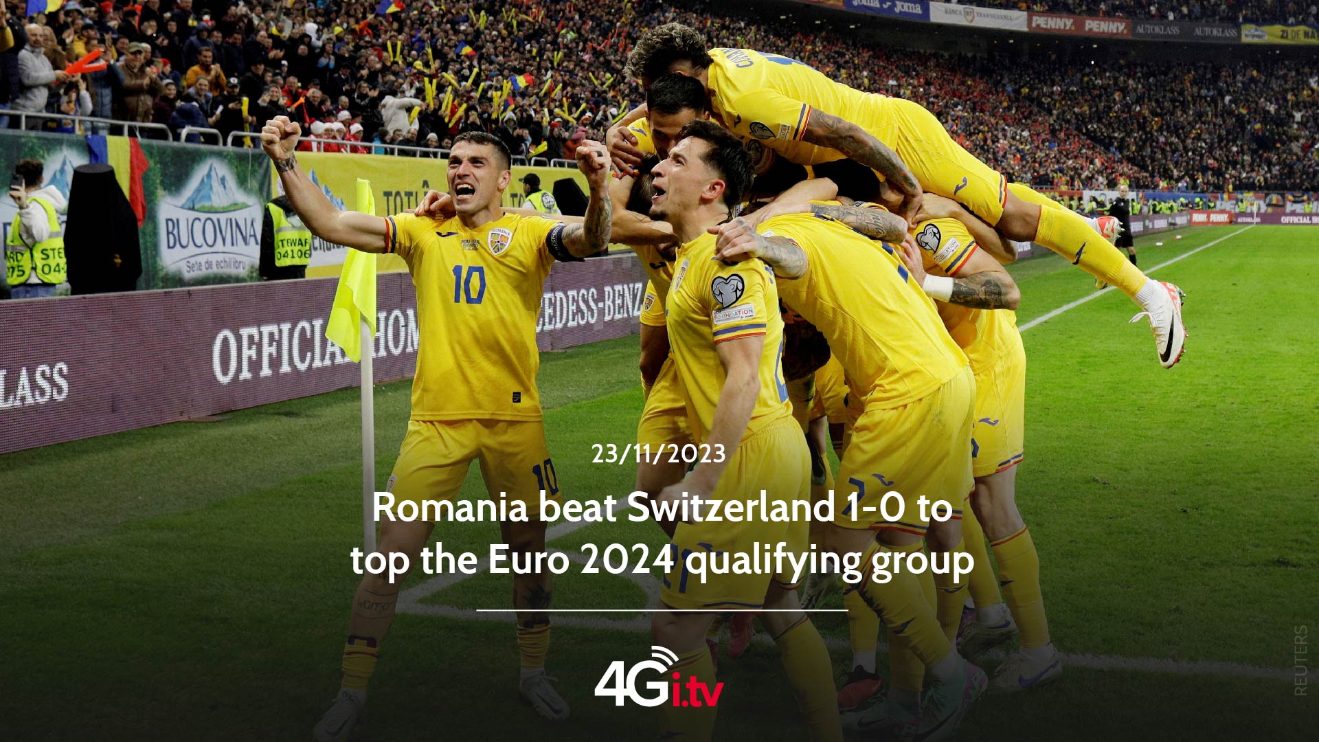 Read more about the article Romania beat Switzerland 1-0 to top the Euro 2024 qualifying group