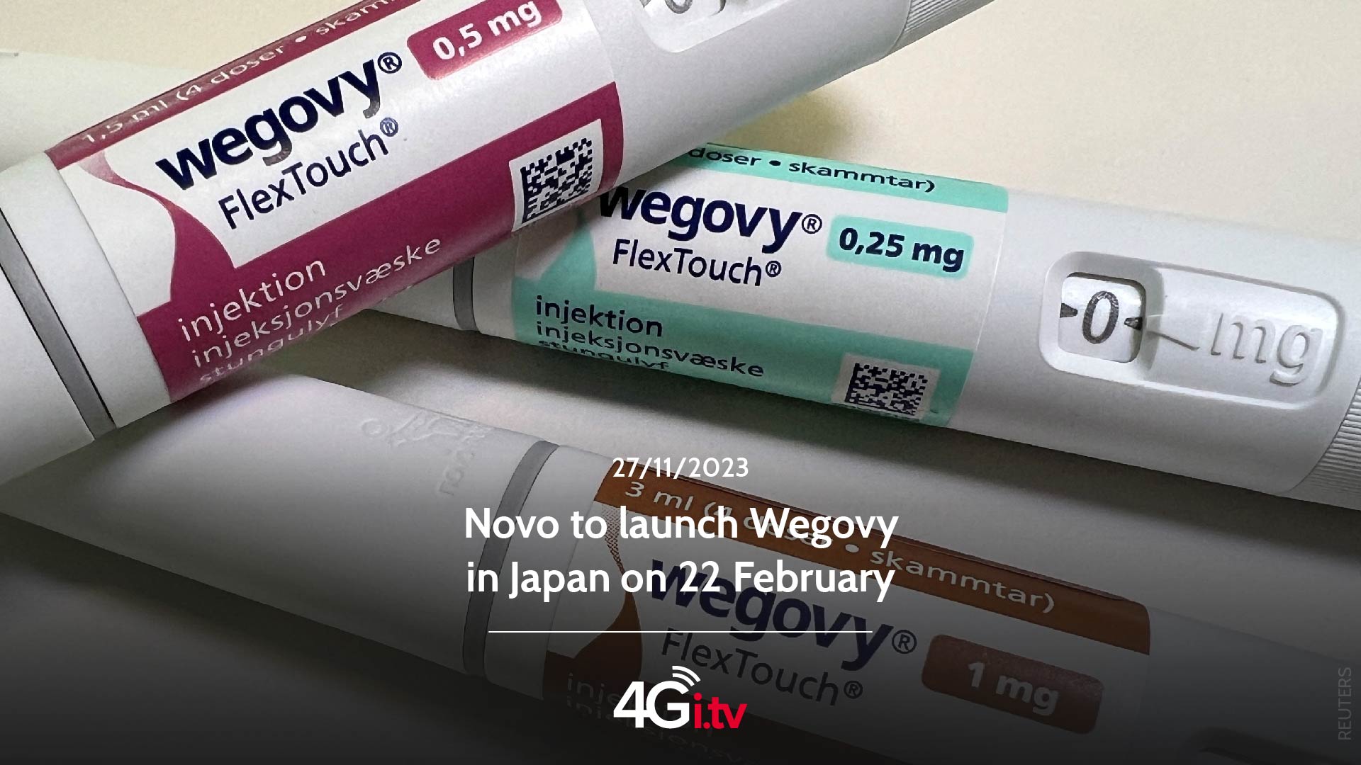 Lee más sobre el artículo Novo to launch Wegovy in Japan on 22 February