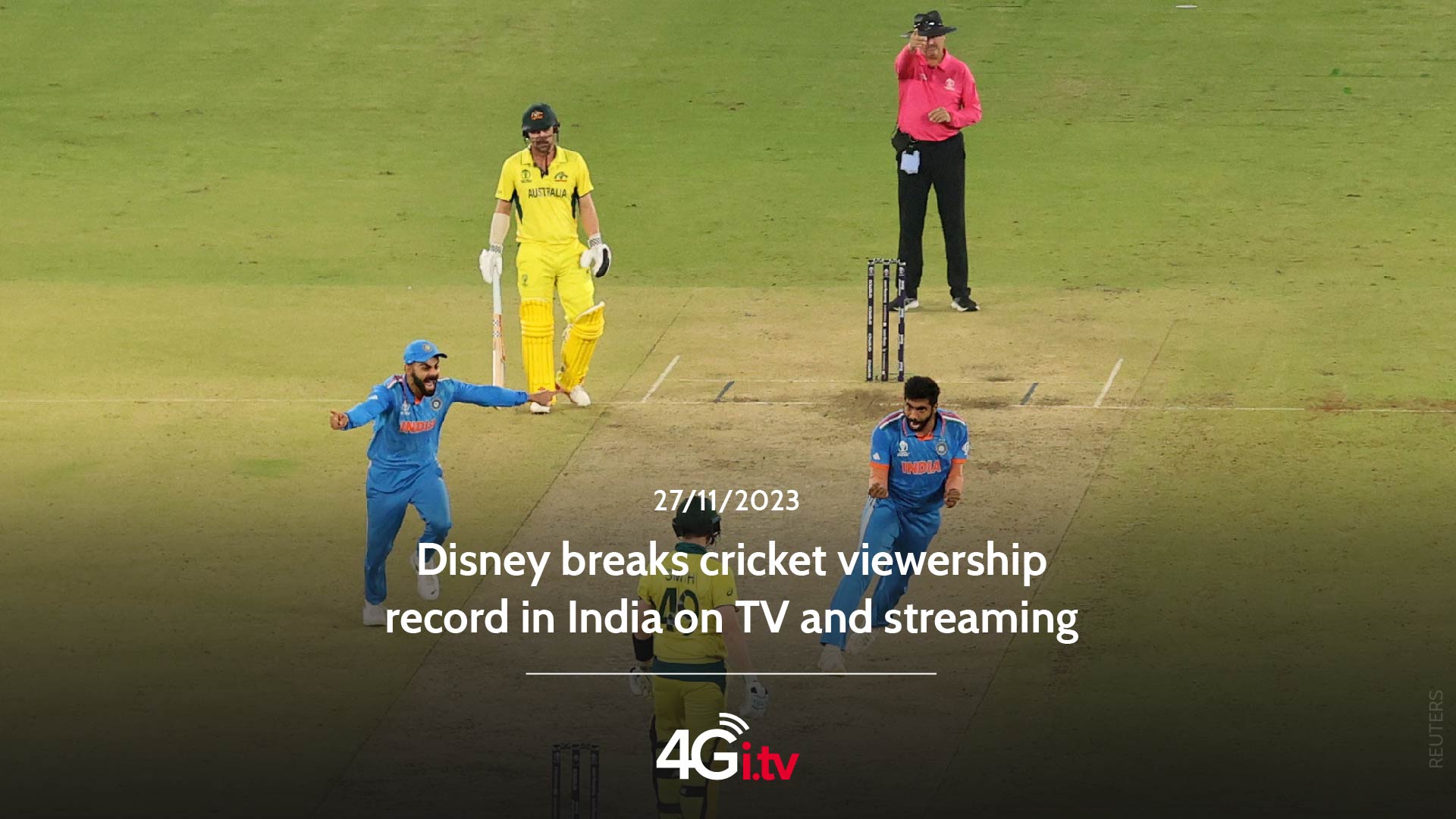 Read more about the article Disney breaks cricket viewership record in India on TV and streaming