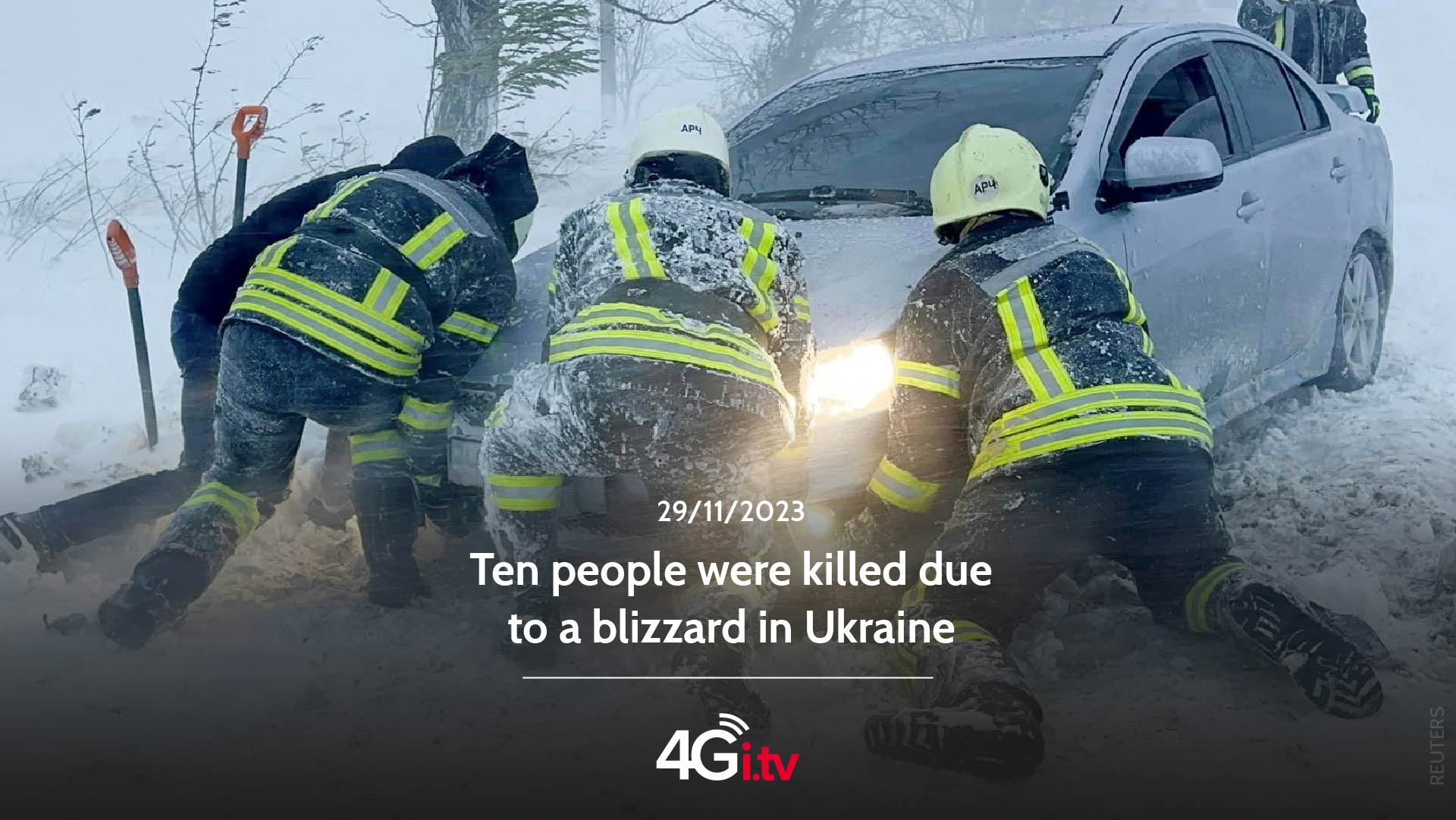 Read more about the article Ten people were killed due to a blizzard in Ukraine