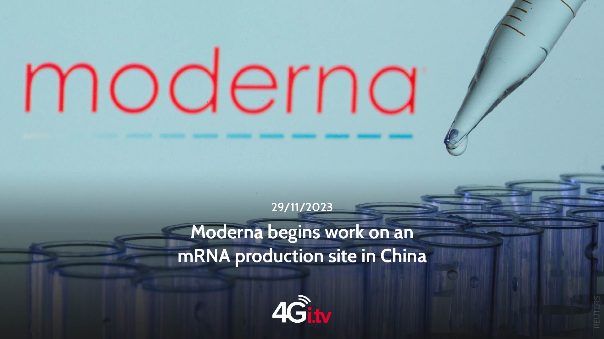 Read more about the article Moderna begins work on an mRNA production site in China