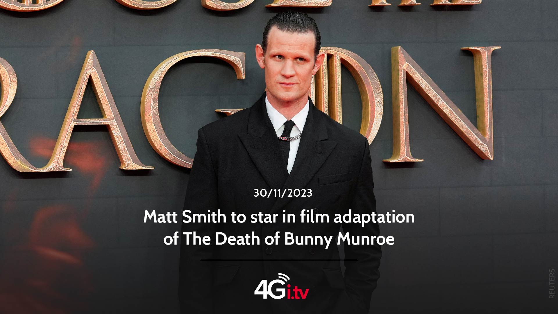 Lee más sobre el artículo Matt Smith to star in film adaptation of The Death of Bunny Munro