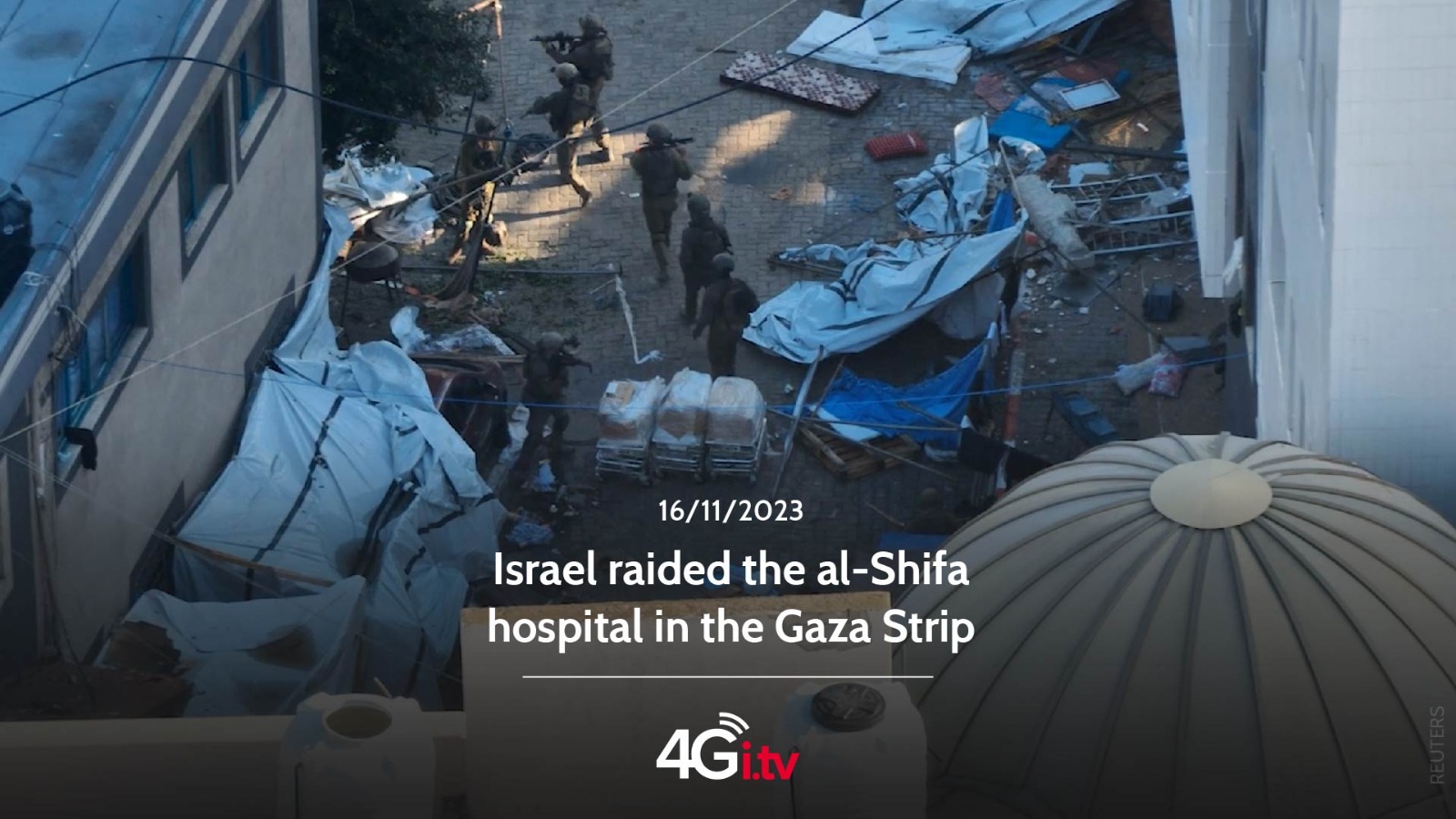 Read more about the article Israel raided the al-Shifa hospital in the Gaza Strip