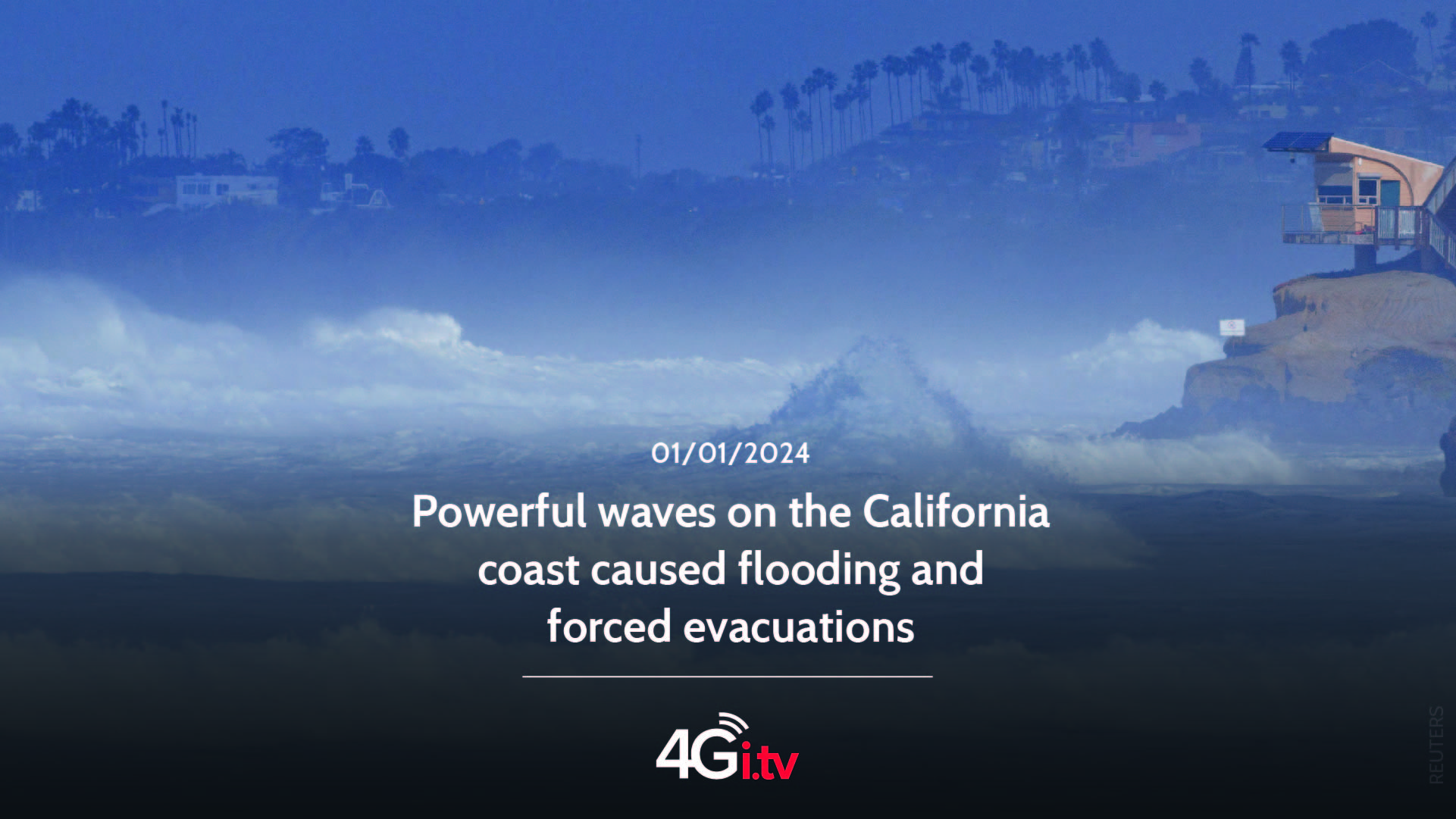 Read more about the article Powerful waves on the California coast caused flooding and forced evacuations