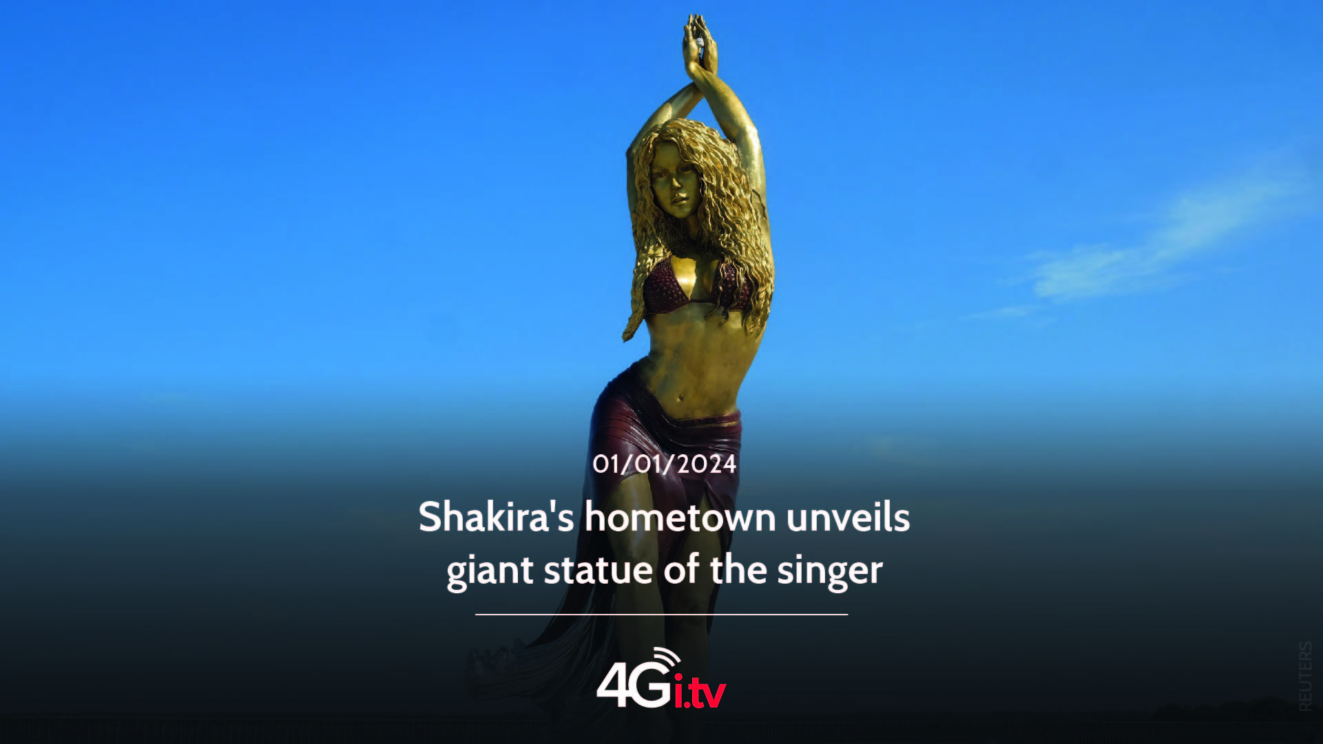 Read more about the article Shakira’s hometown unveils giant statue of the singer