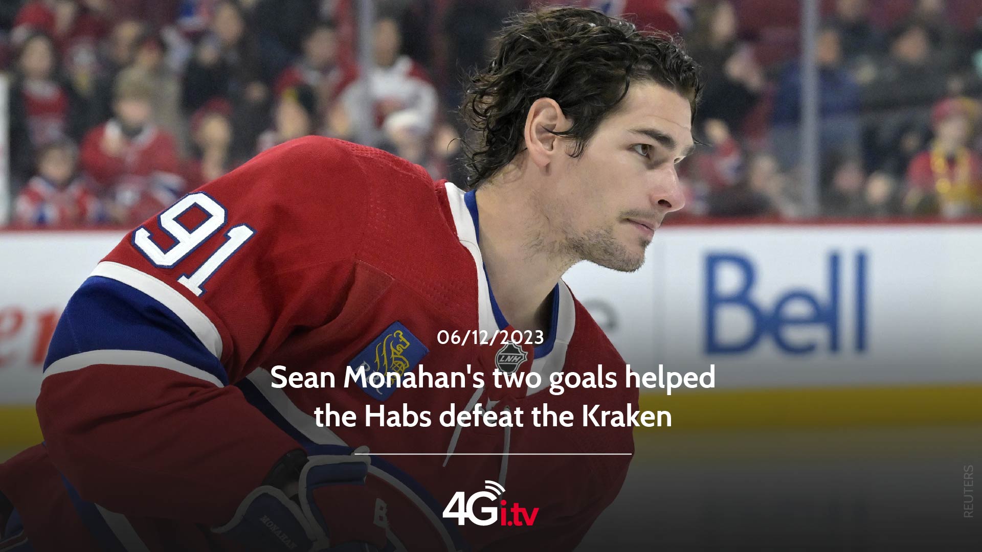 Read more about the article Sean Monahan’s two goals helped the Habs defeat the Kraken